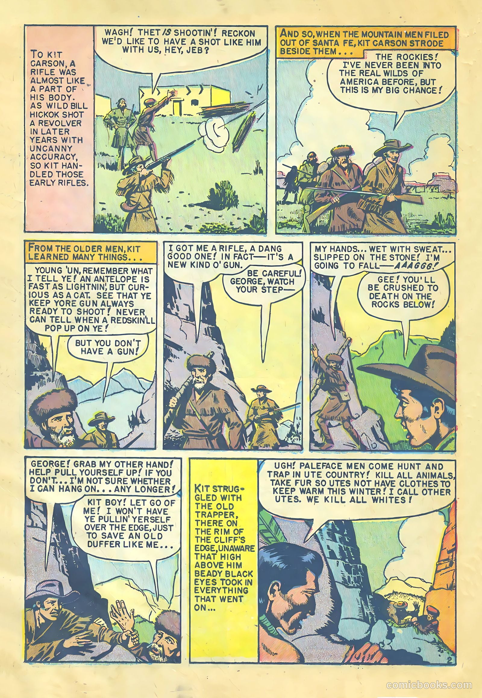 Kit Carson and the Blackfeet Warriors #nn (1953) — page 12 of 36