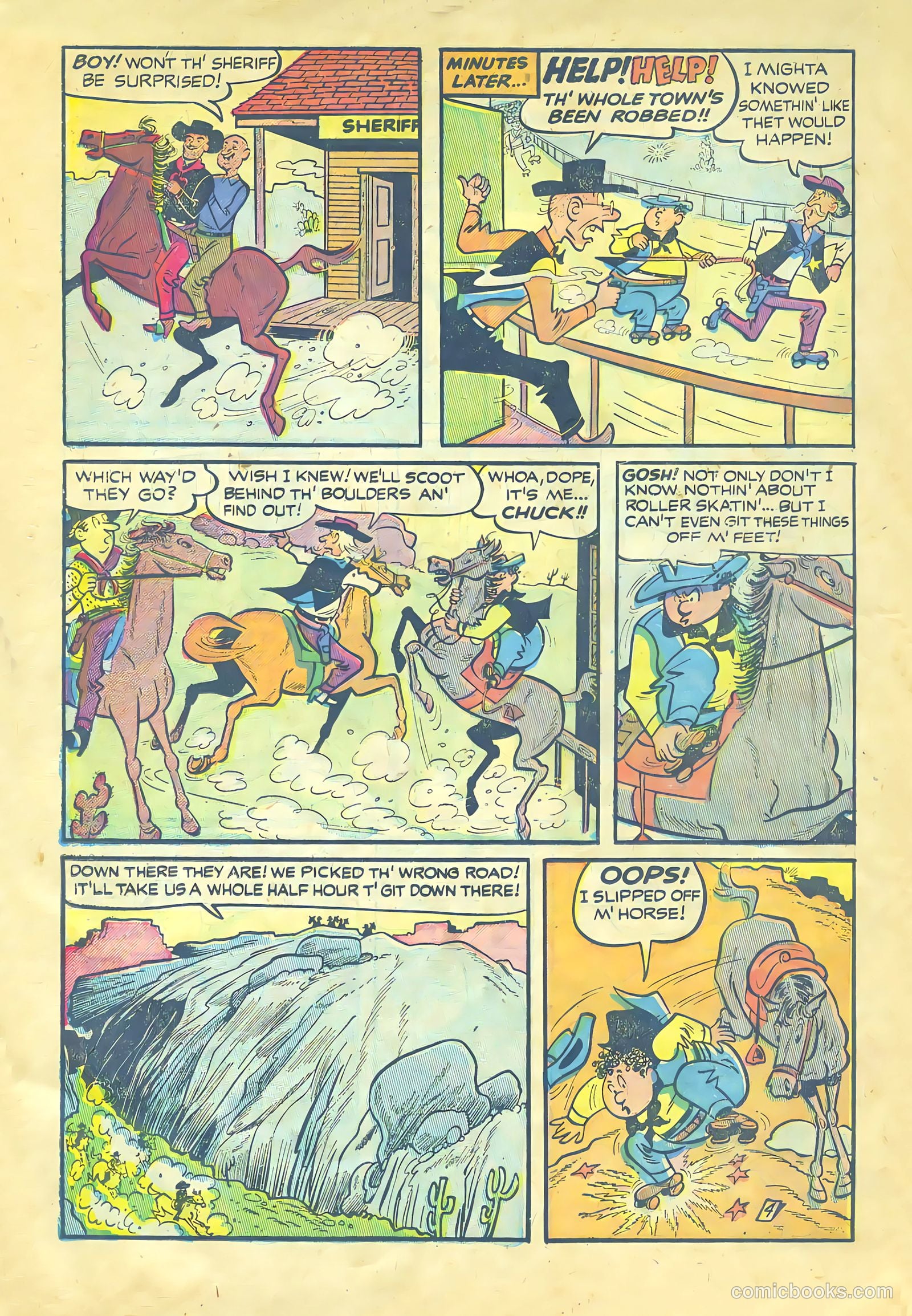 Kit Carson and the Blackfeet Warriors #nn (1953) — page 22 of 36