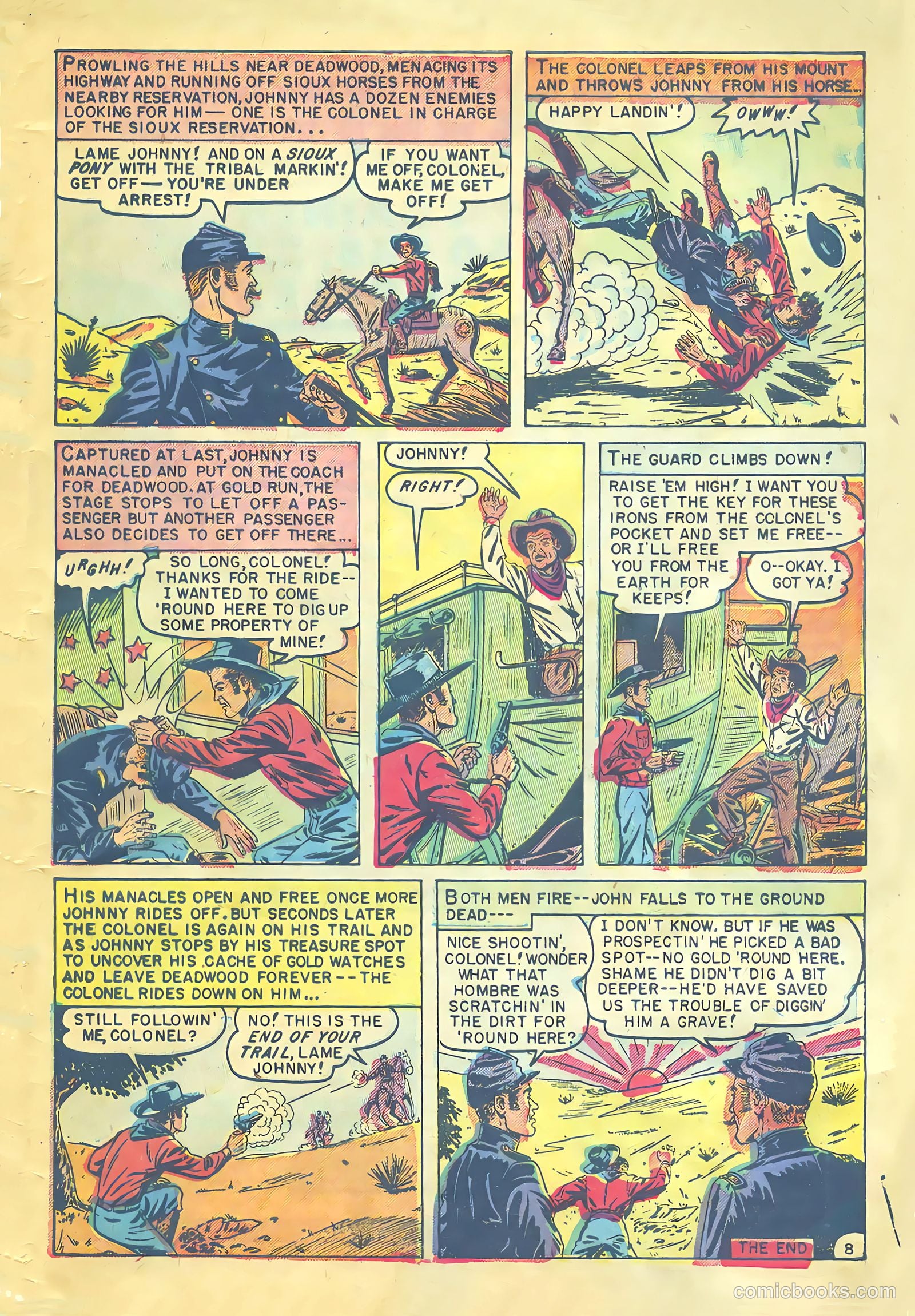 Kit Carson and the Blackfeet Warriors #nn (1953) — page 33 of 36