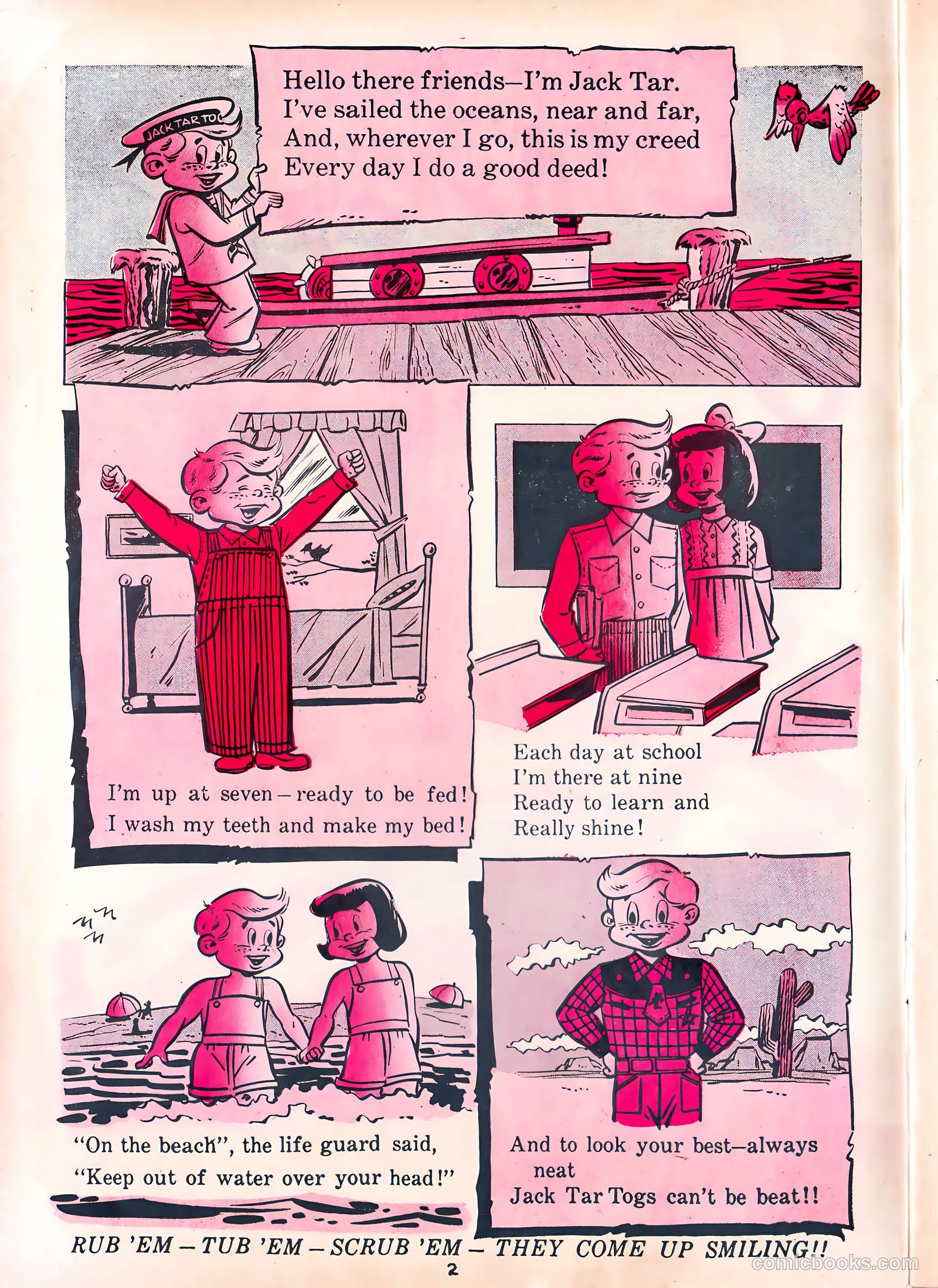 The Adventures of Jack Tar #nn (1950) — page 2 of 20