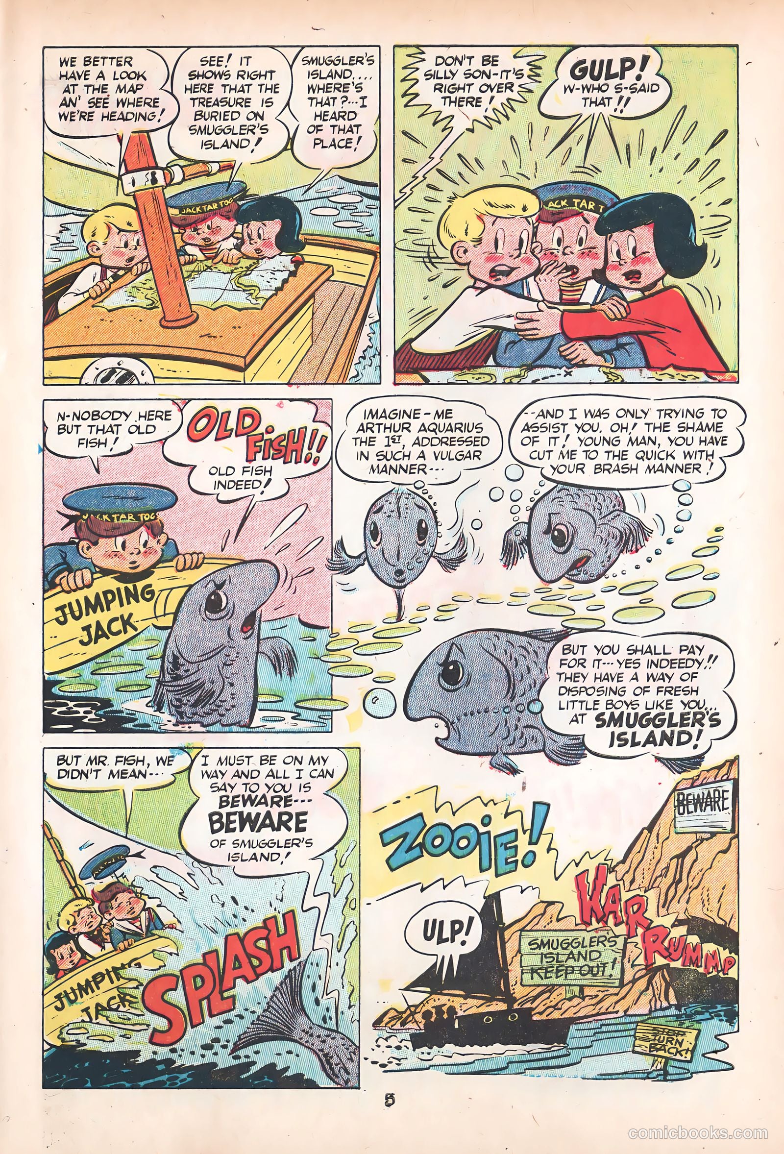 The Adventures of Jack Tar #nn (1950) — page 5 of 20