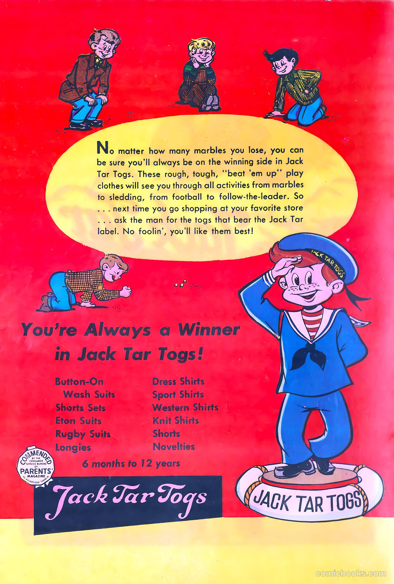 The Adventures of Jack Tar #nn (1950) — page 20 of 20