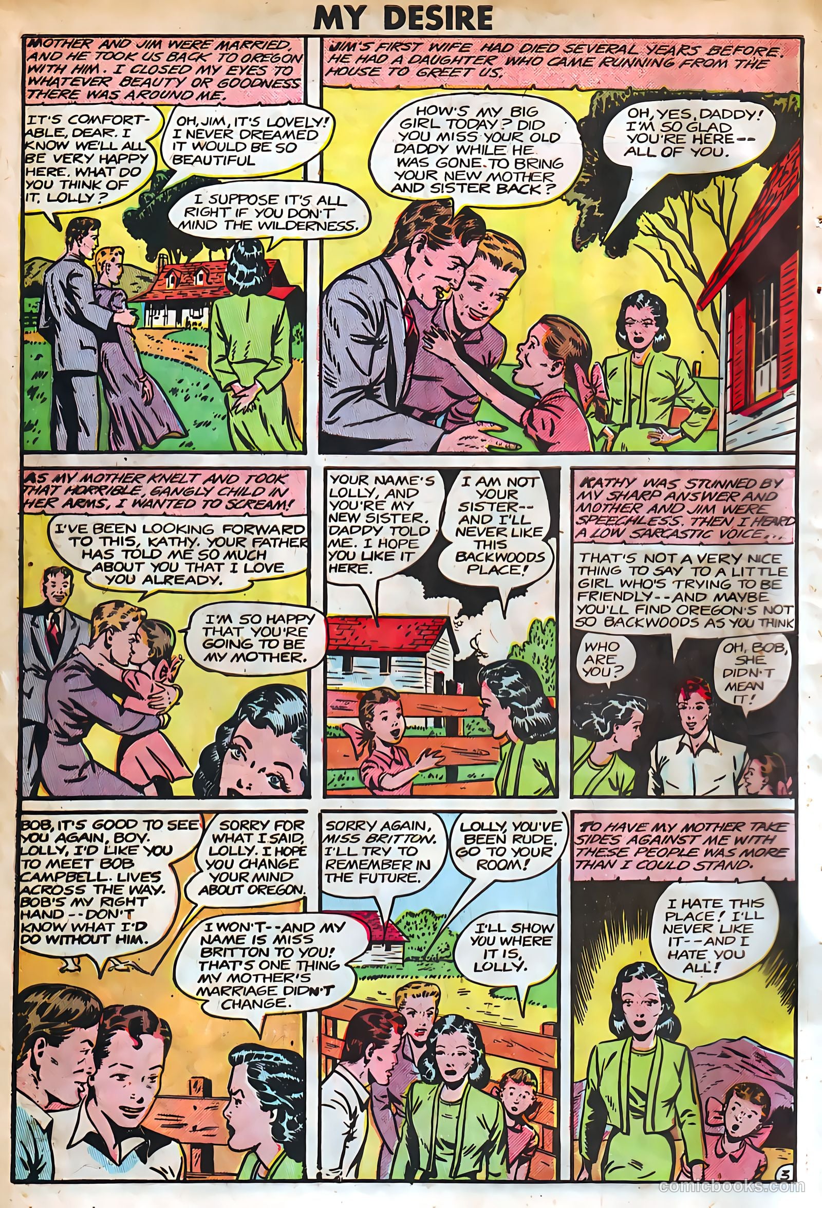 My Desire, Intimate Confessions #4 (1950) — page 3 of 34