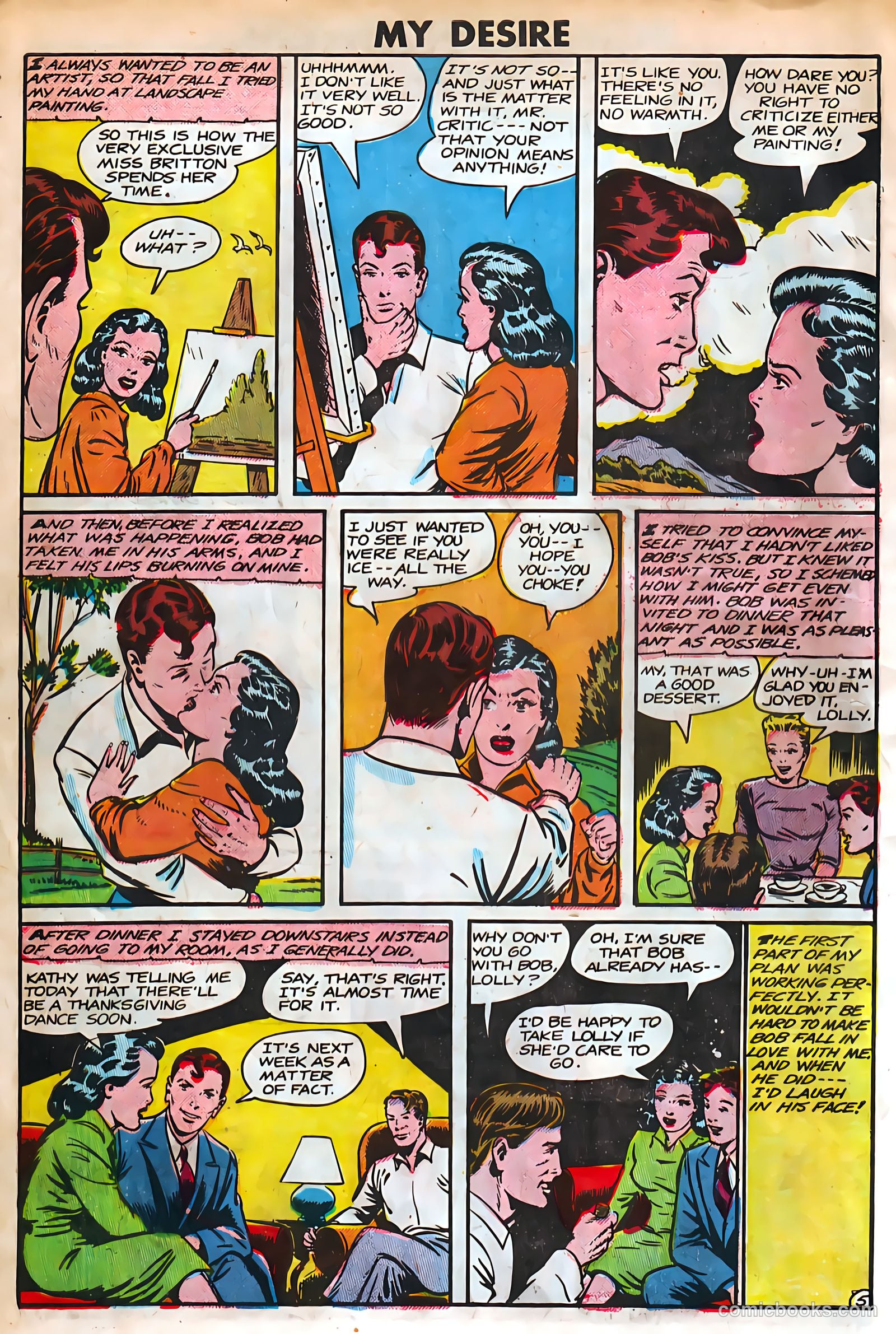 My Desire, Intimate Confessions #4 (1950) — page 5 of 34