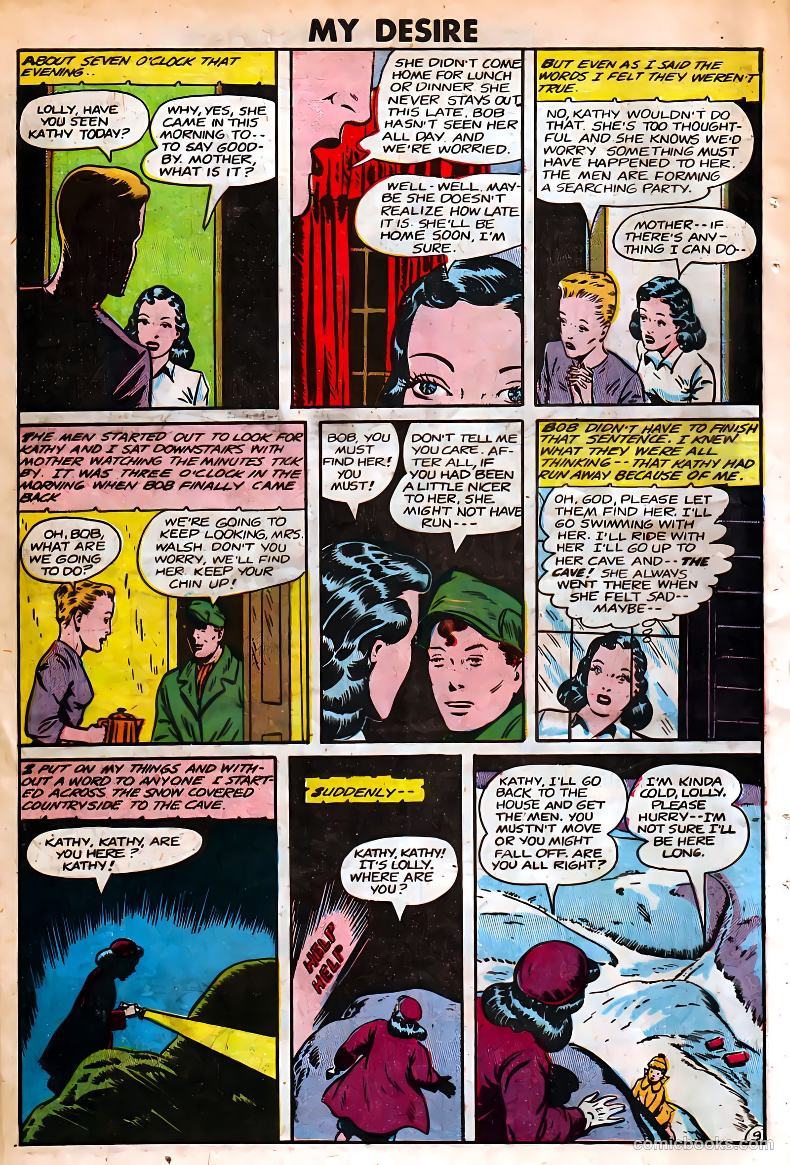 My Desire, Intimate Confessions #4 (1950) — page 9 of 34