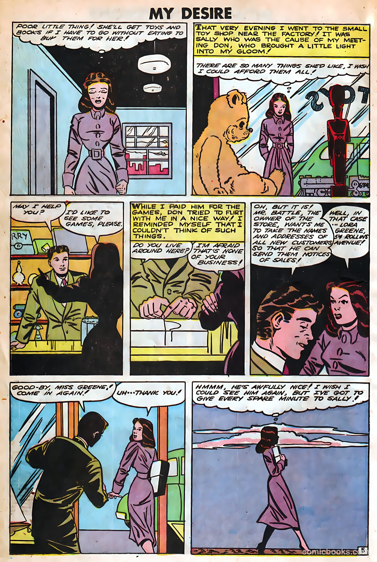My Desire, Intimate Confessions #4 (1950) — page 15 of 34