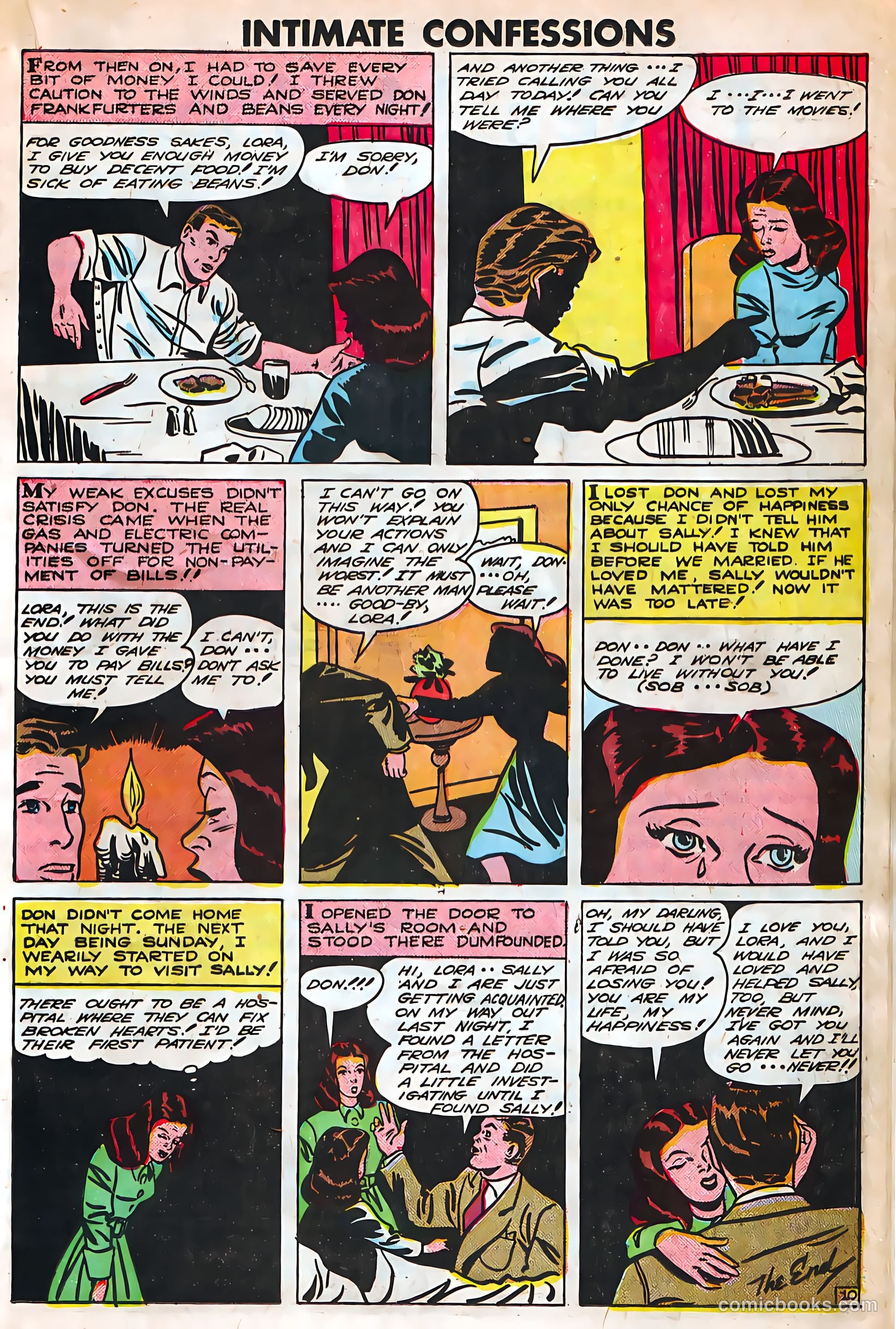 My Desire, Intimate Confessions #4 (1950) — page 20 of 34