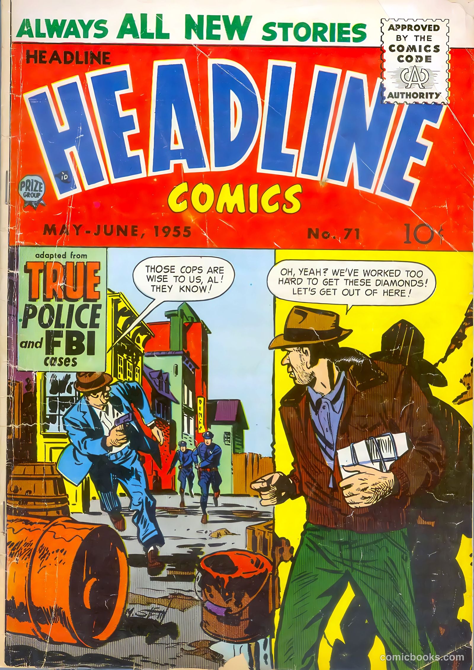 Headline Comics #71 cover