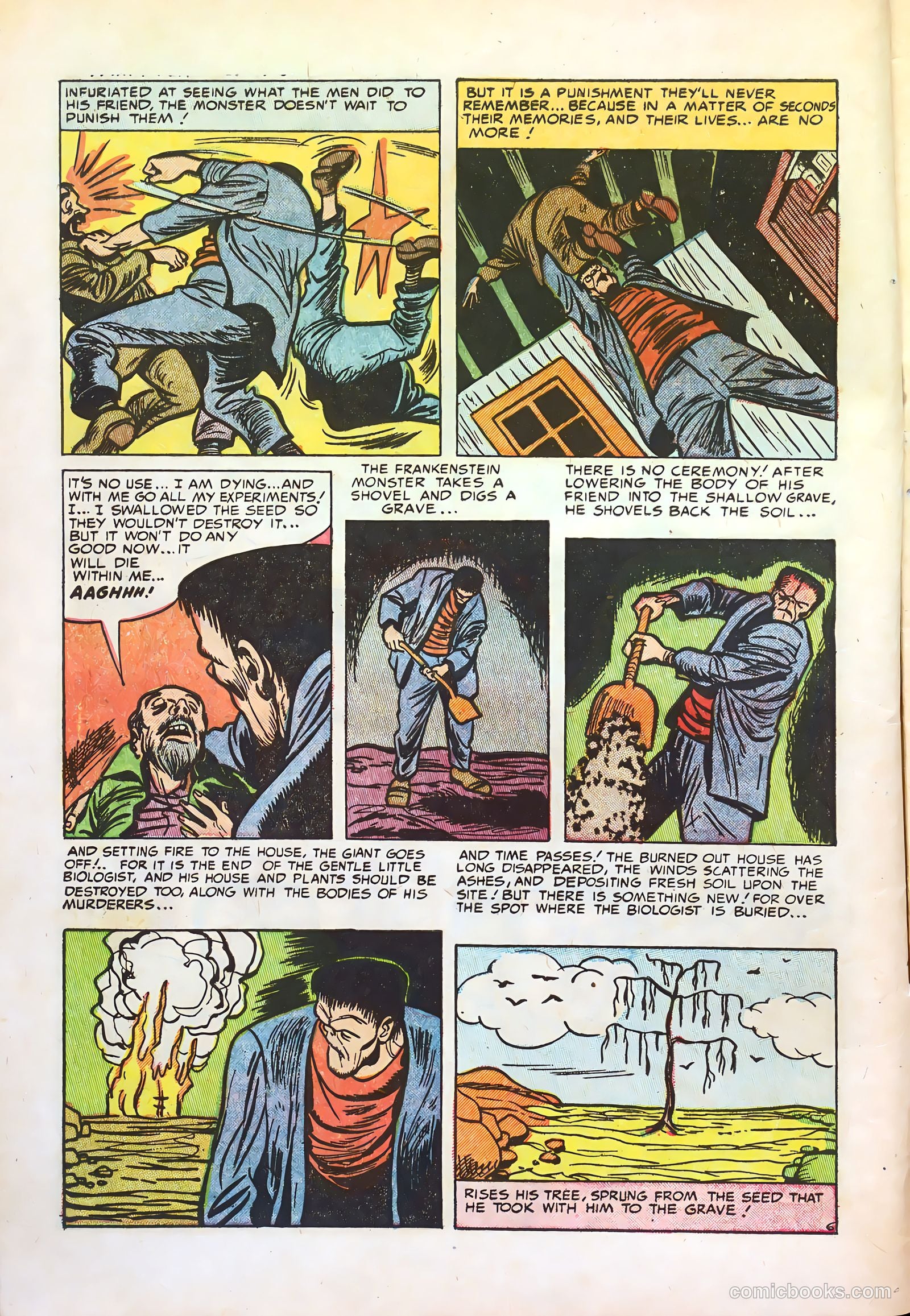 Frankenstein #31 (1945) — page 8 of 35