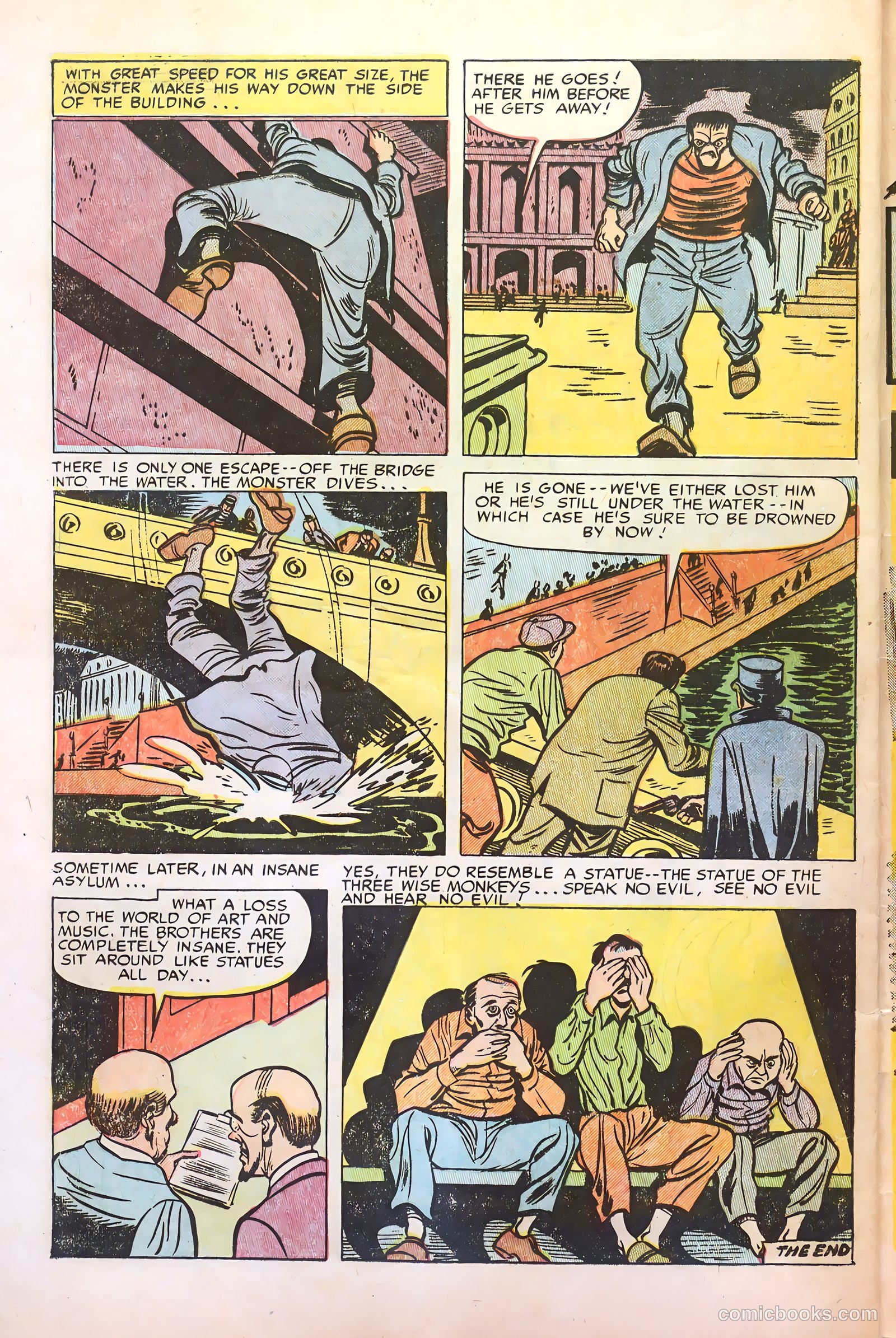 Frankenstein #31 (1945) — page 32 of 35