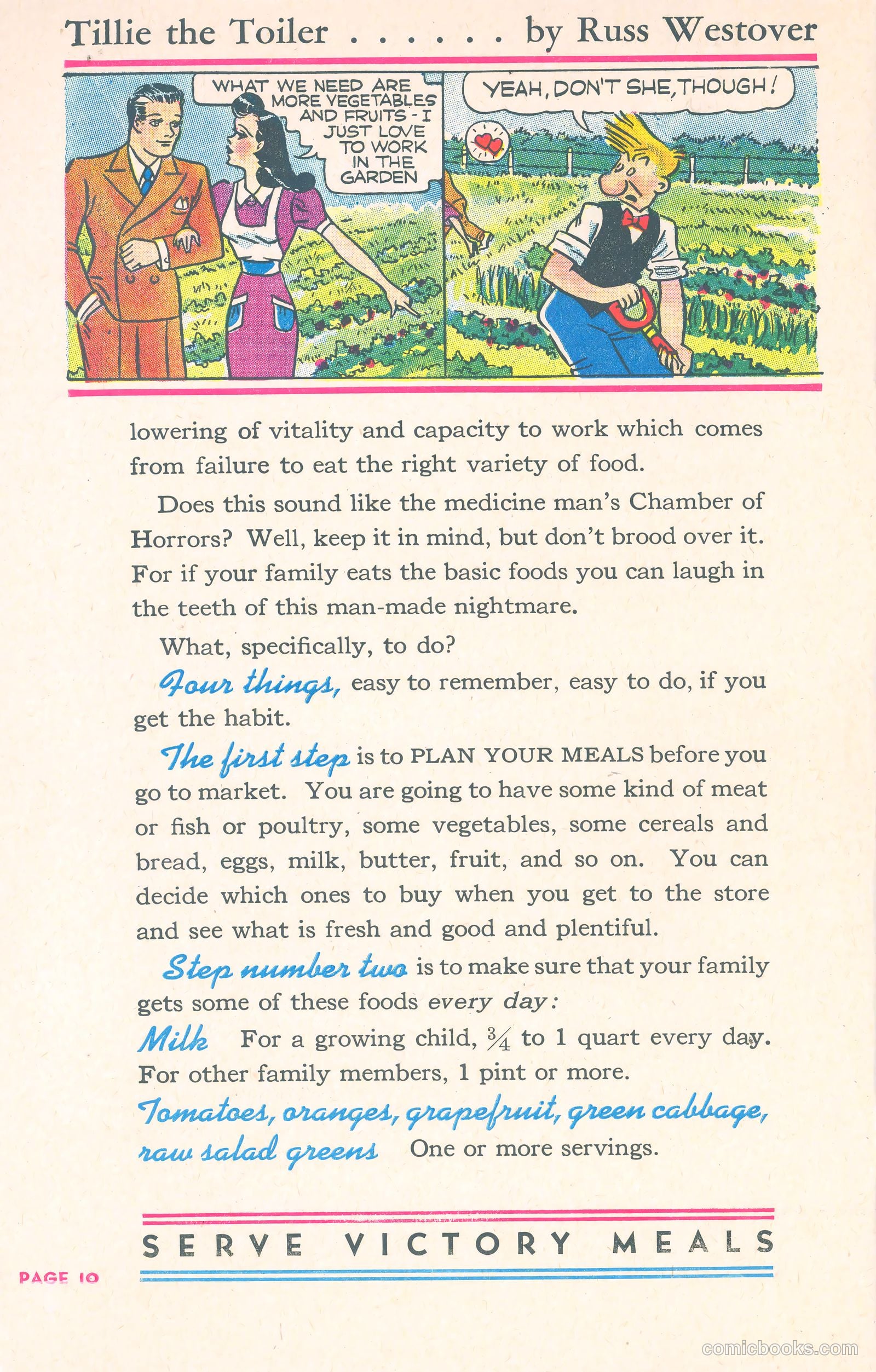 Eat Right to Work and Win #nn (1942) — page 10 of 16