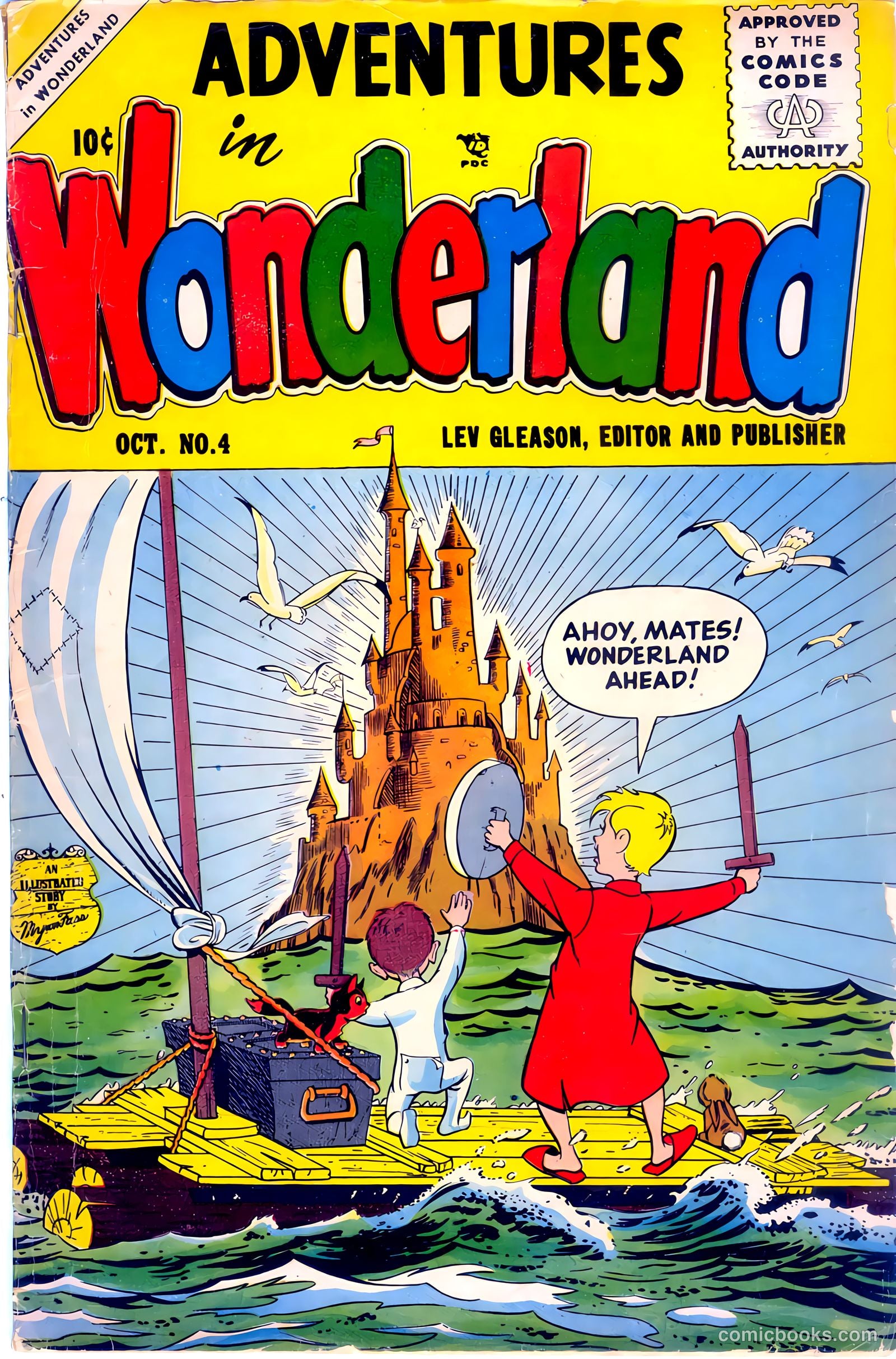Adventures in Wonderland #4 cover