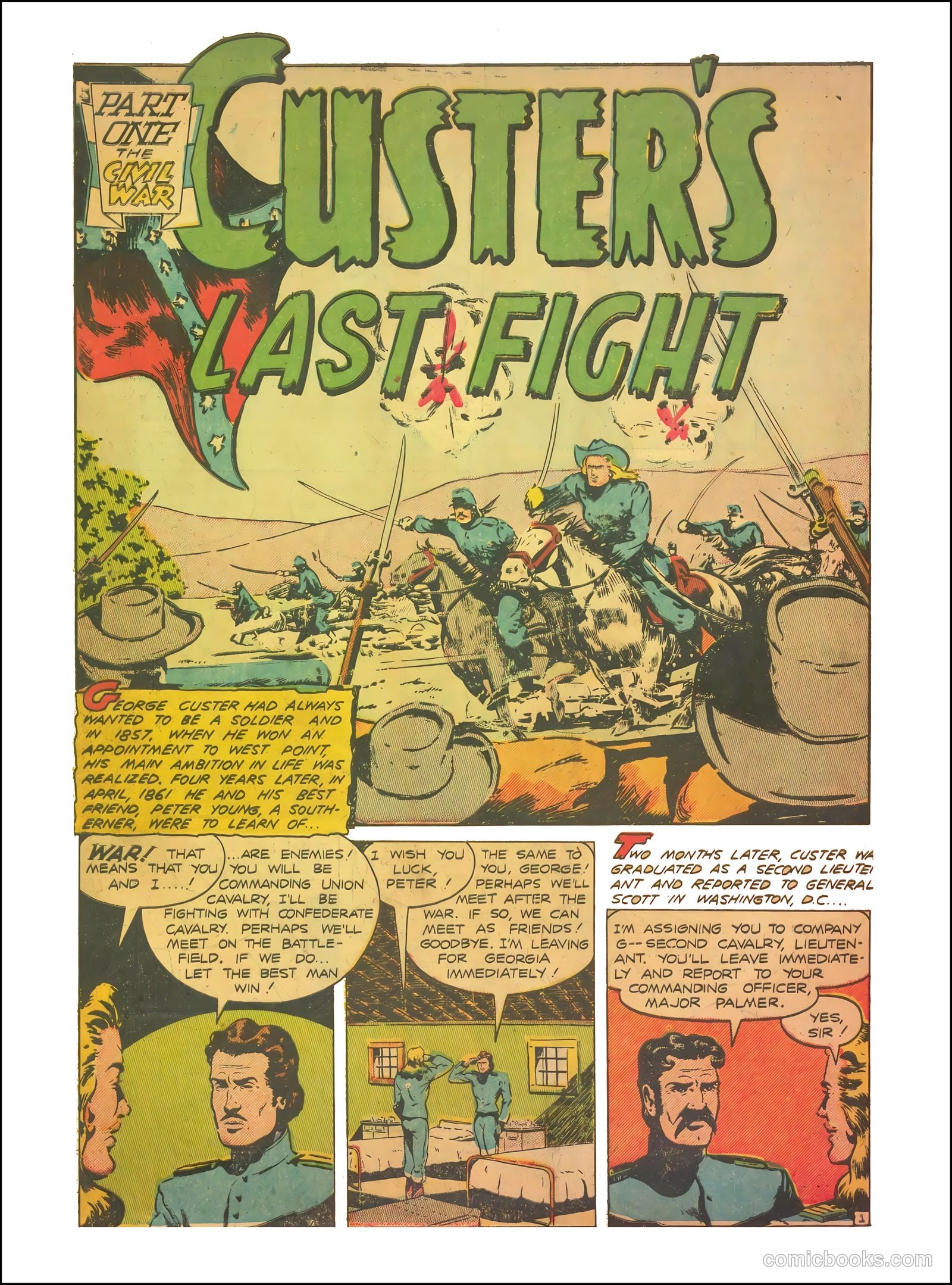 Custer's Last Fight #nn (1950) — page 3 of 36