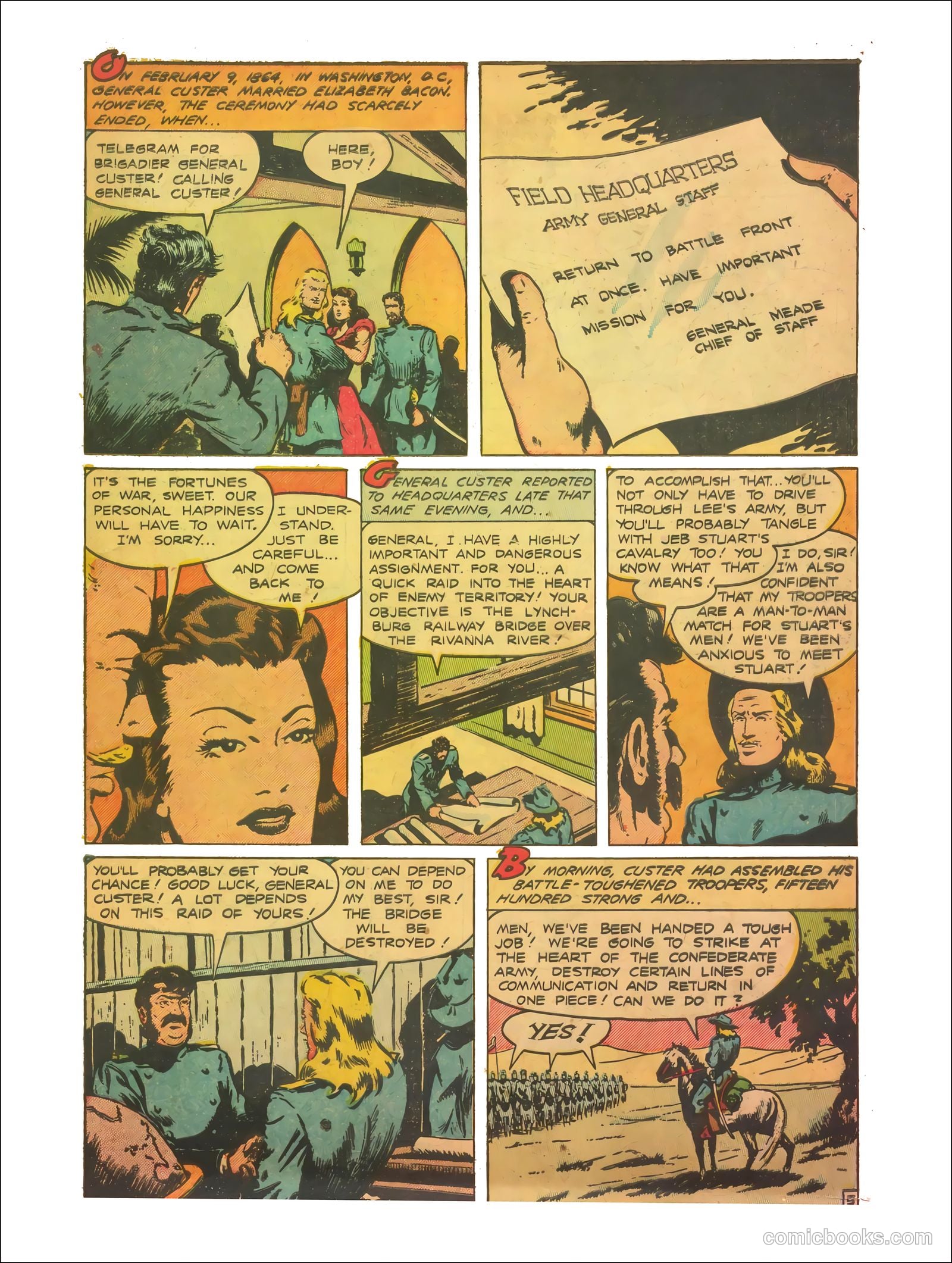 Custer's Last Fight #nn (1950) — page 7 of 36
