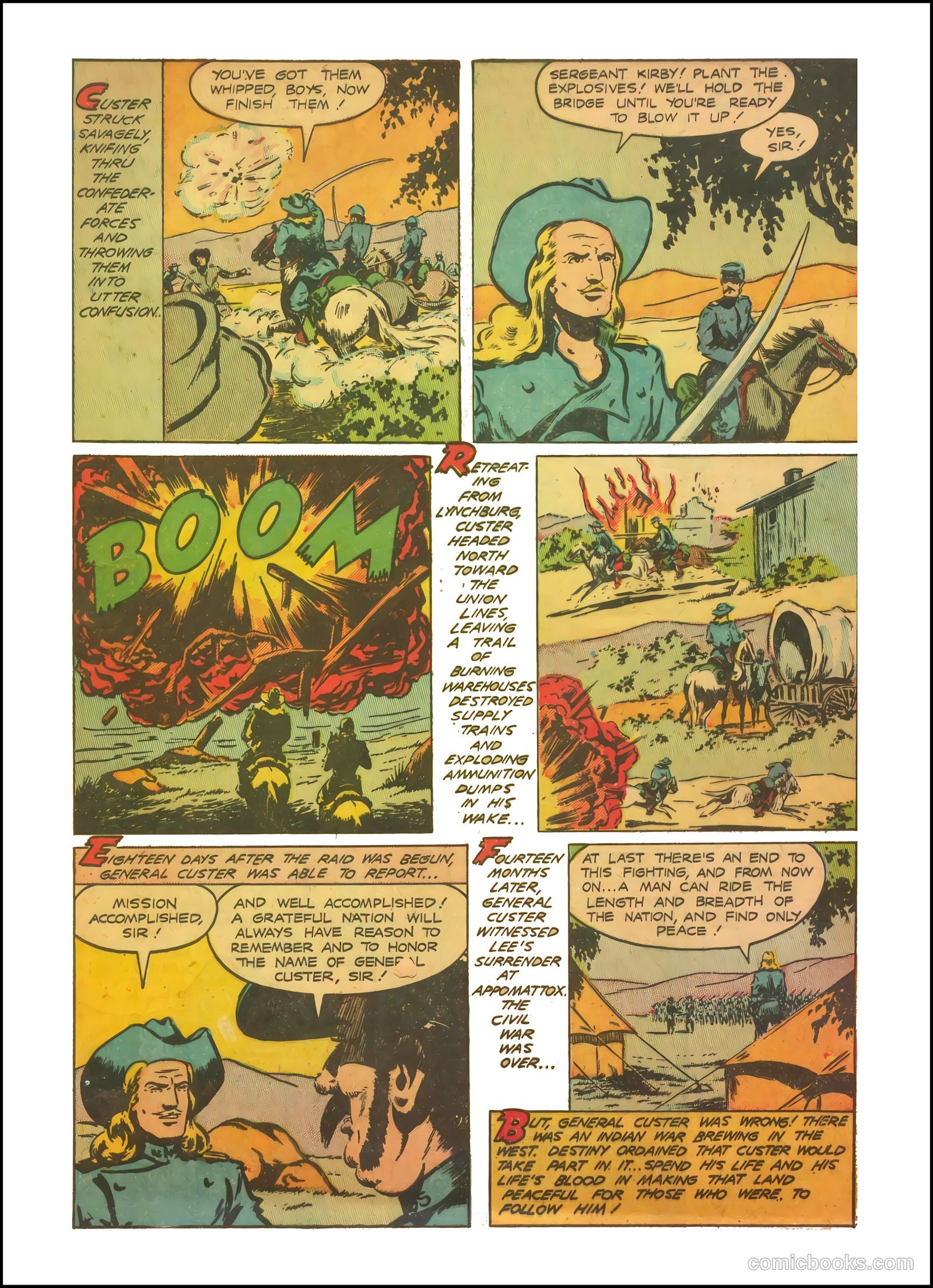 Custer's Last Fight #nn (1950) — page 9 of 36