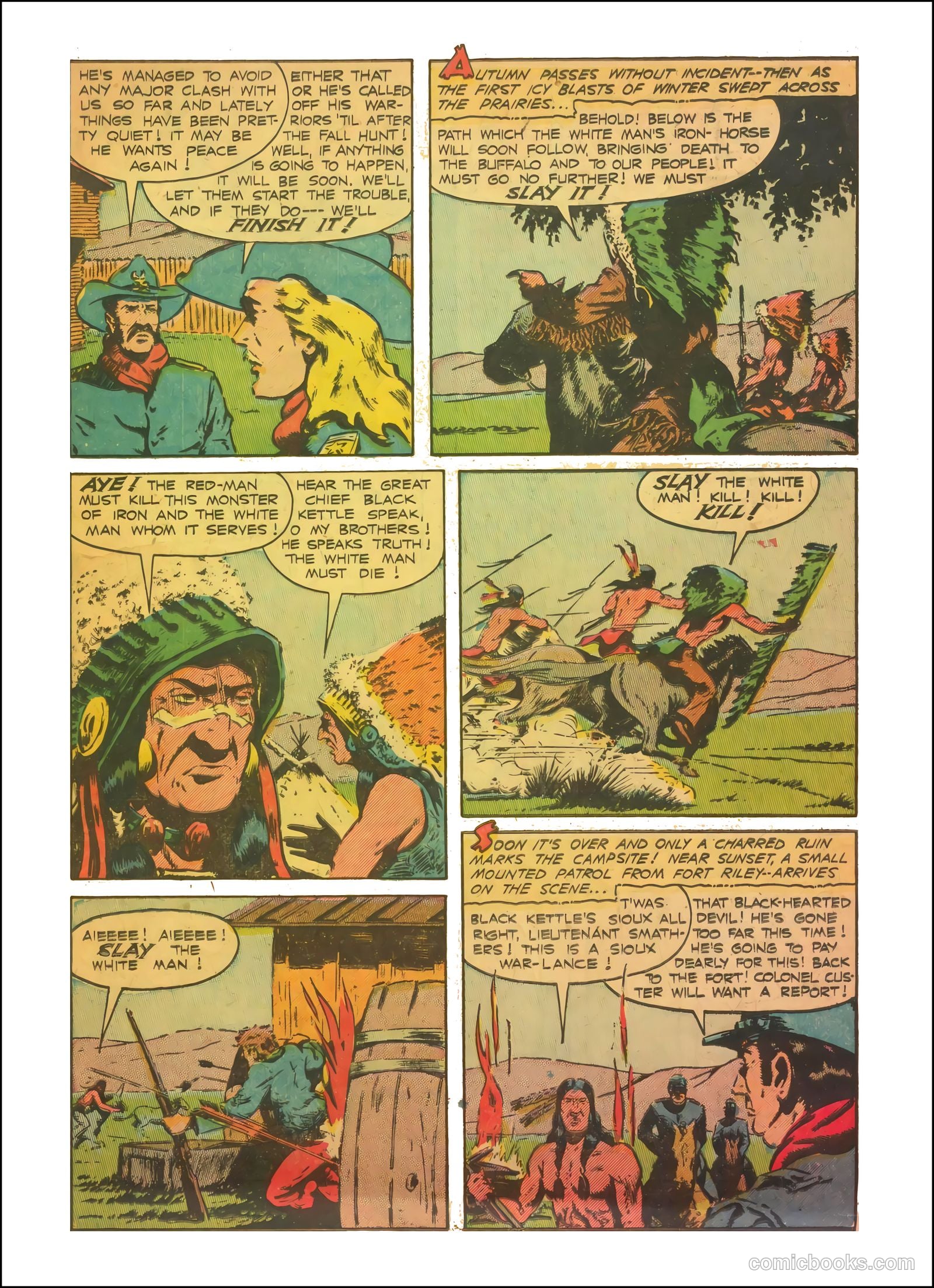 Custer's Last Fight #nn (1950) — page 11 of 36