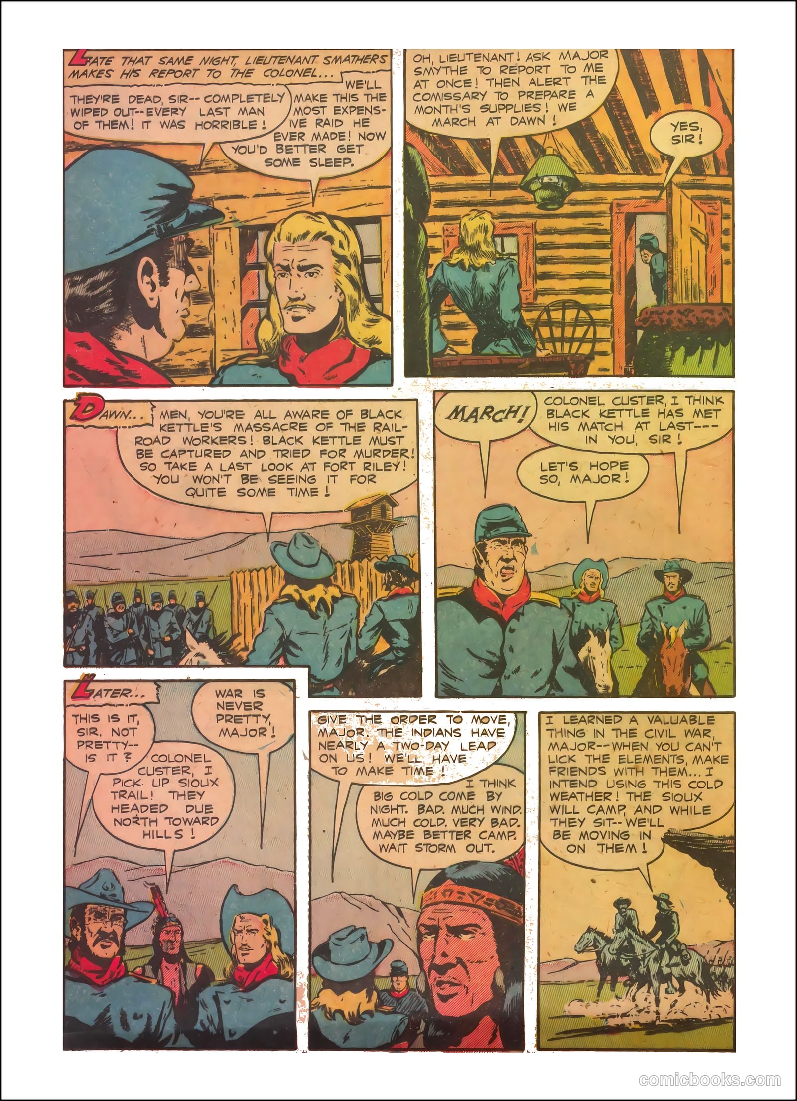 Custer's Last Fight #nn (1950) — page 12 of 36