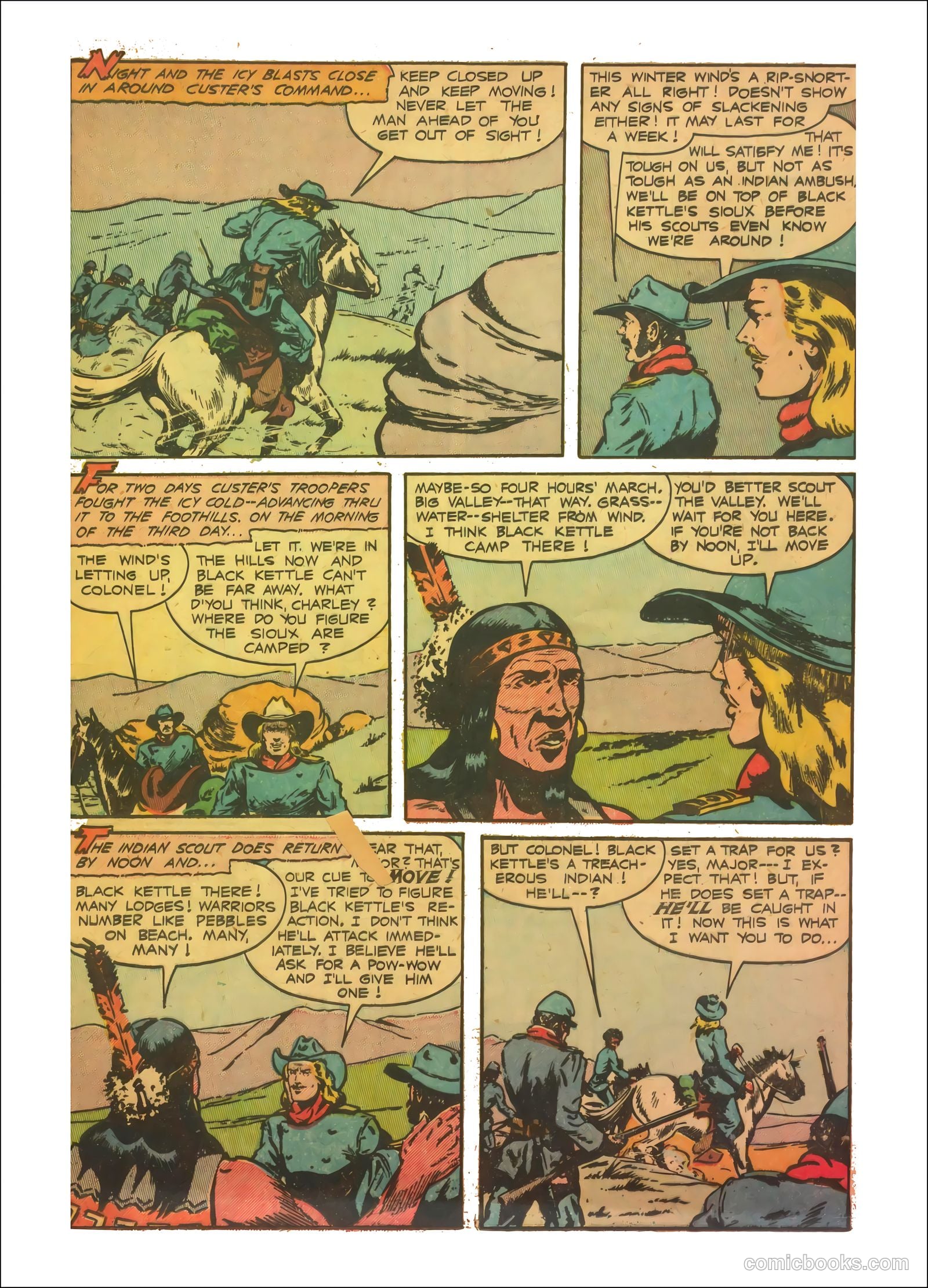 Custer's Last Fight #nn (1950) — page 13 of 36