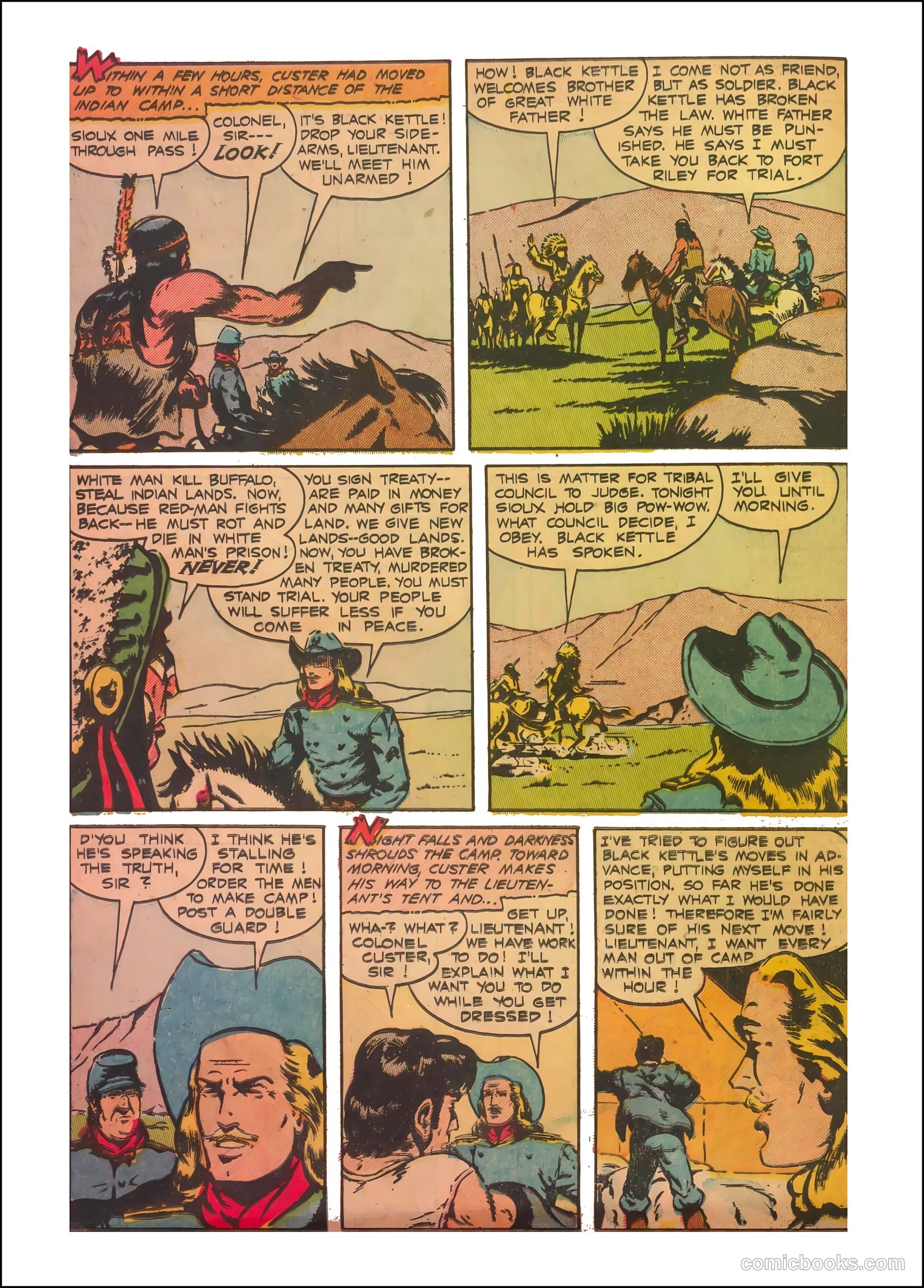 Custer's Last Fight #nn (1950) — page 14 of 36