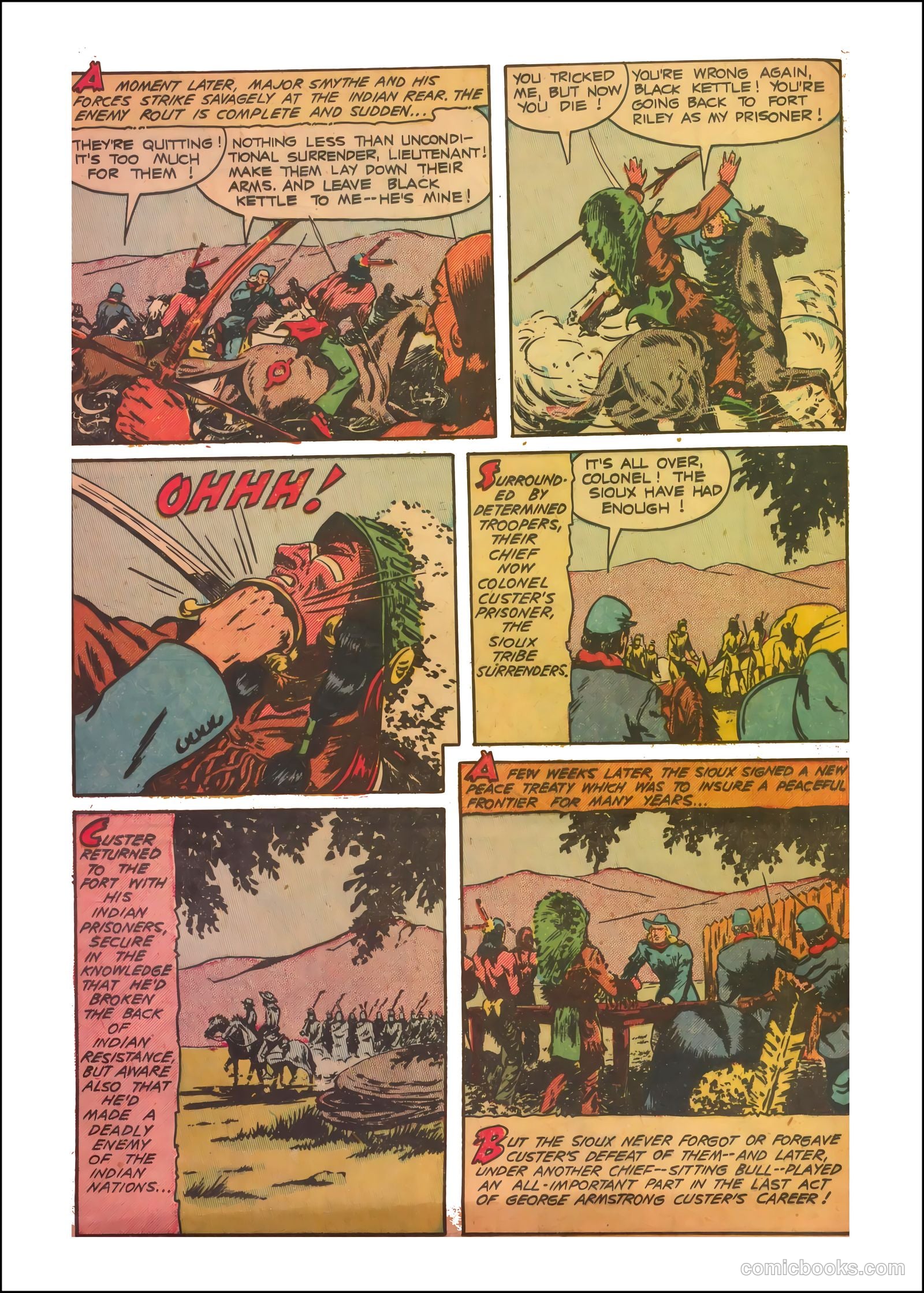 Custer's Last Fight #nn (1950) — page 16 of 36