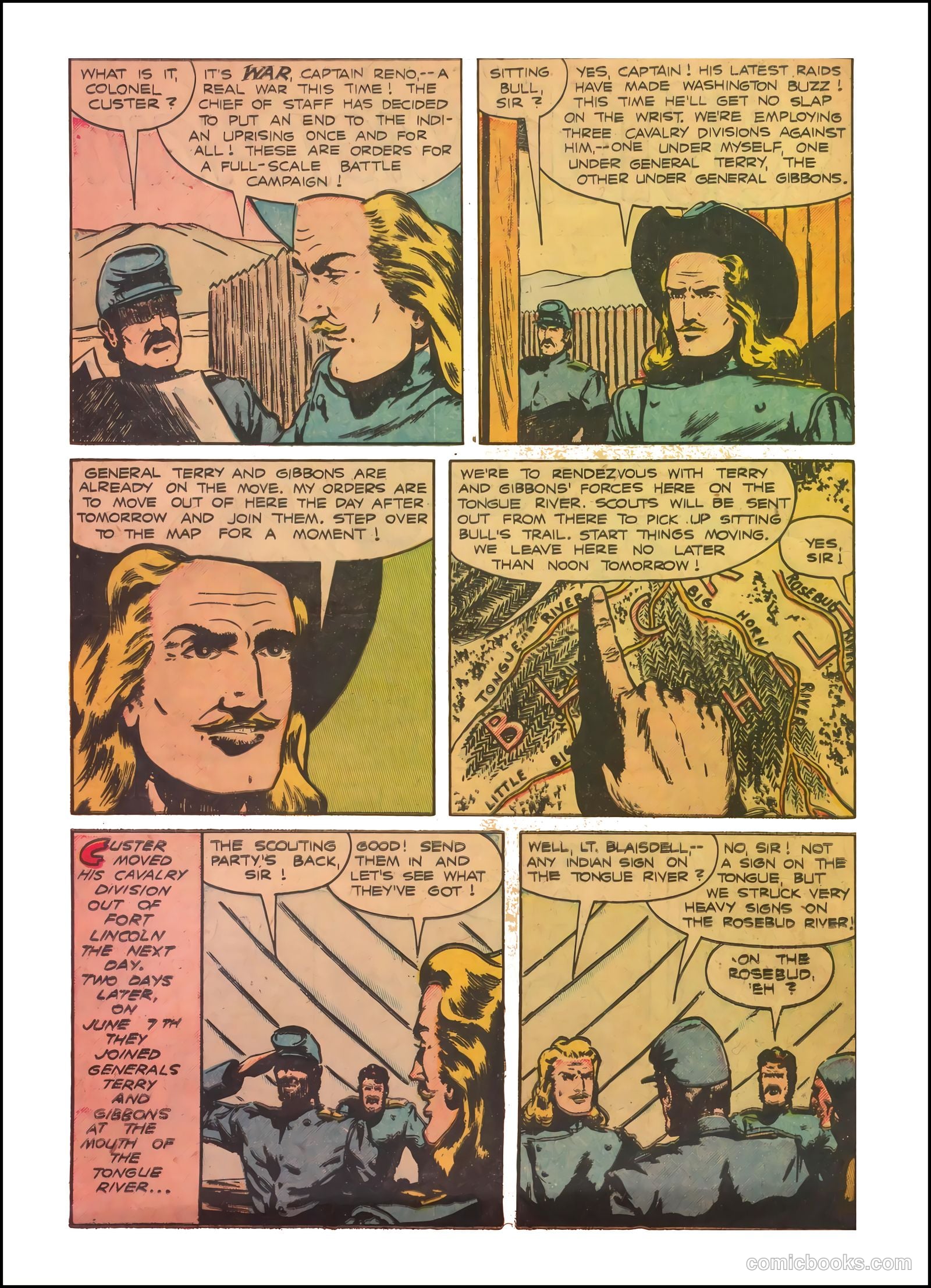Custer's Last Fight #nn (1950) — page 18 of 36