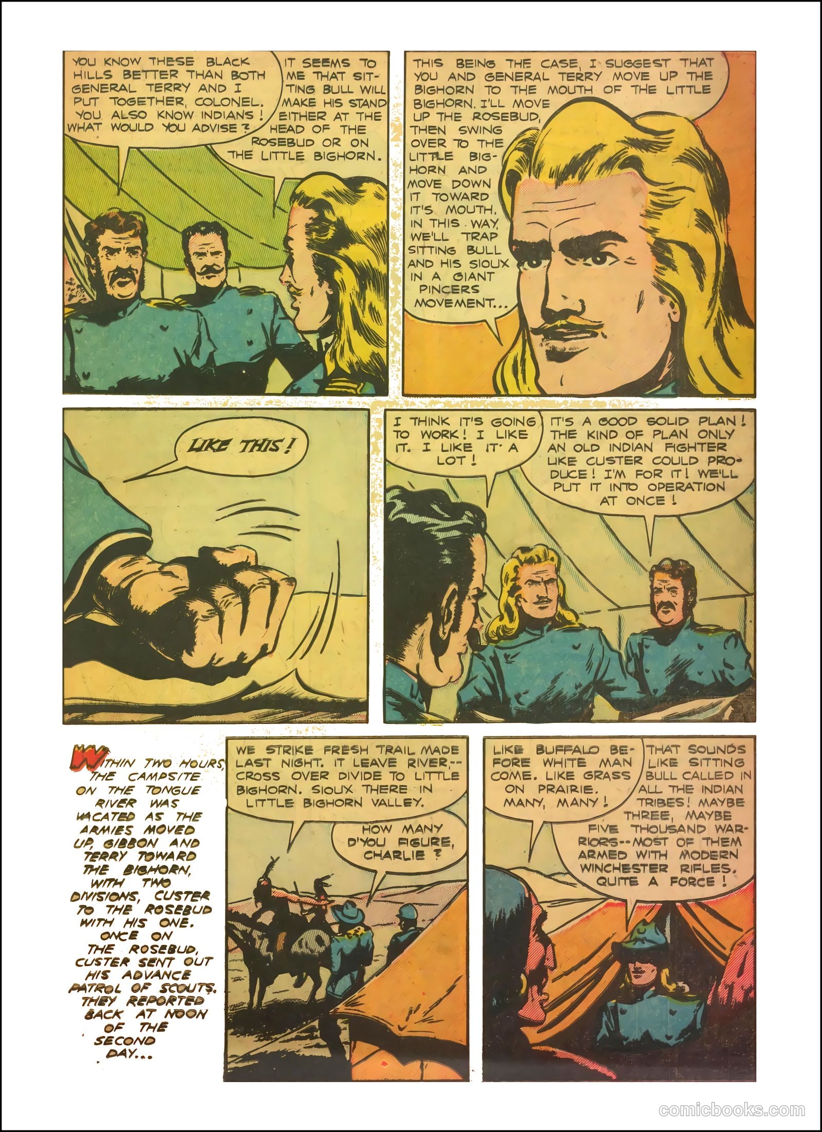 Custer's Last Fight #nn (1950) — page 19 of 36
