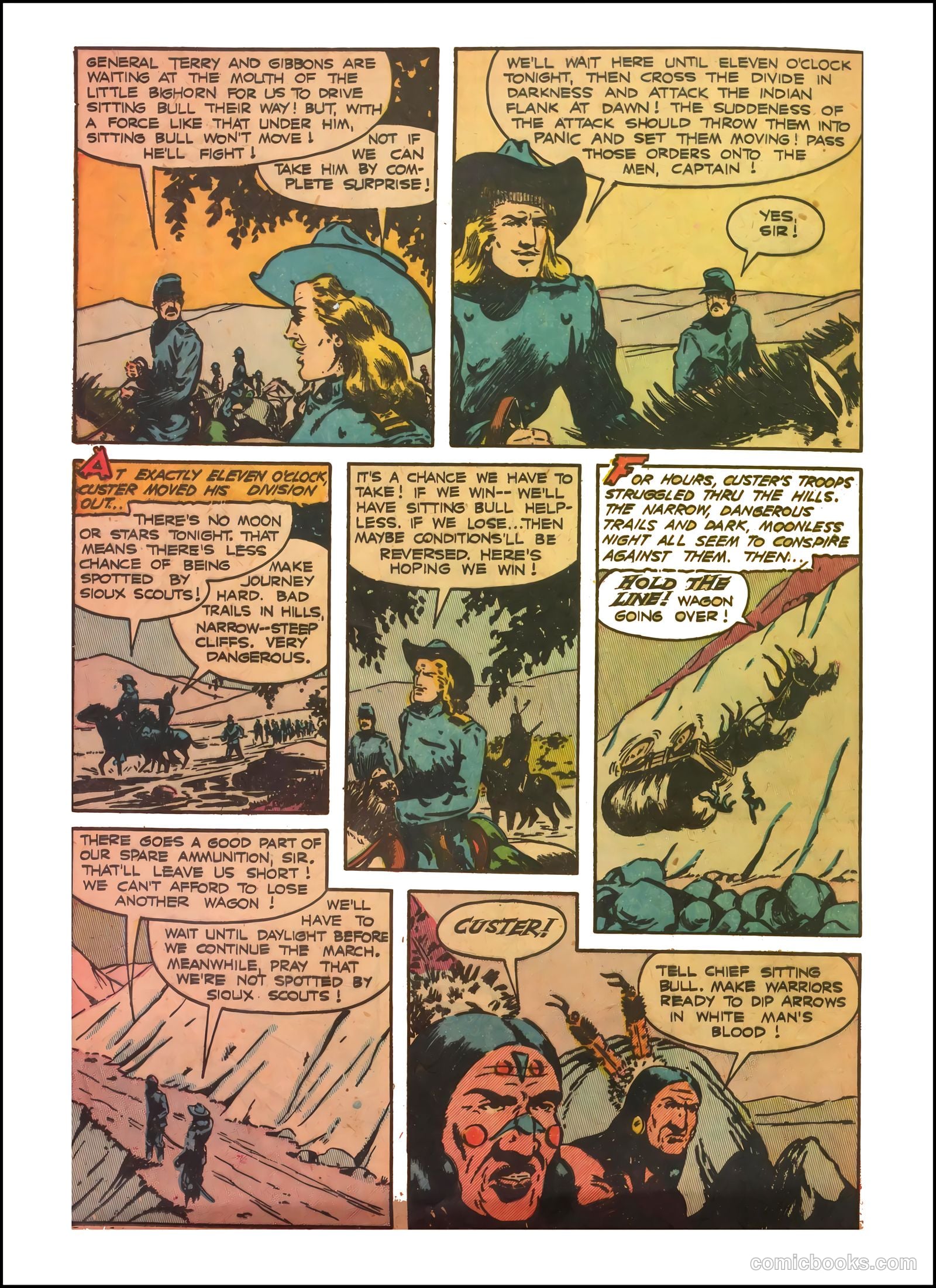 Custer's Last Fight #nn (1950) — page 20 of 36