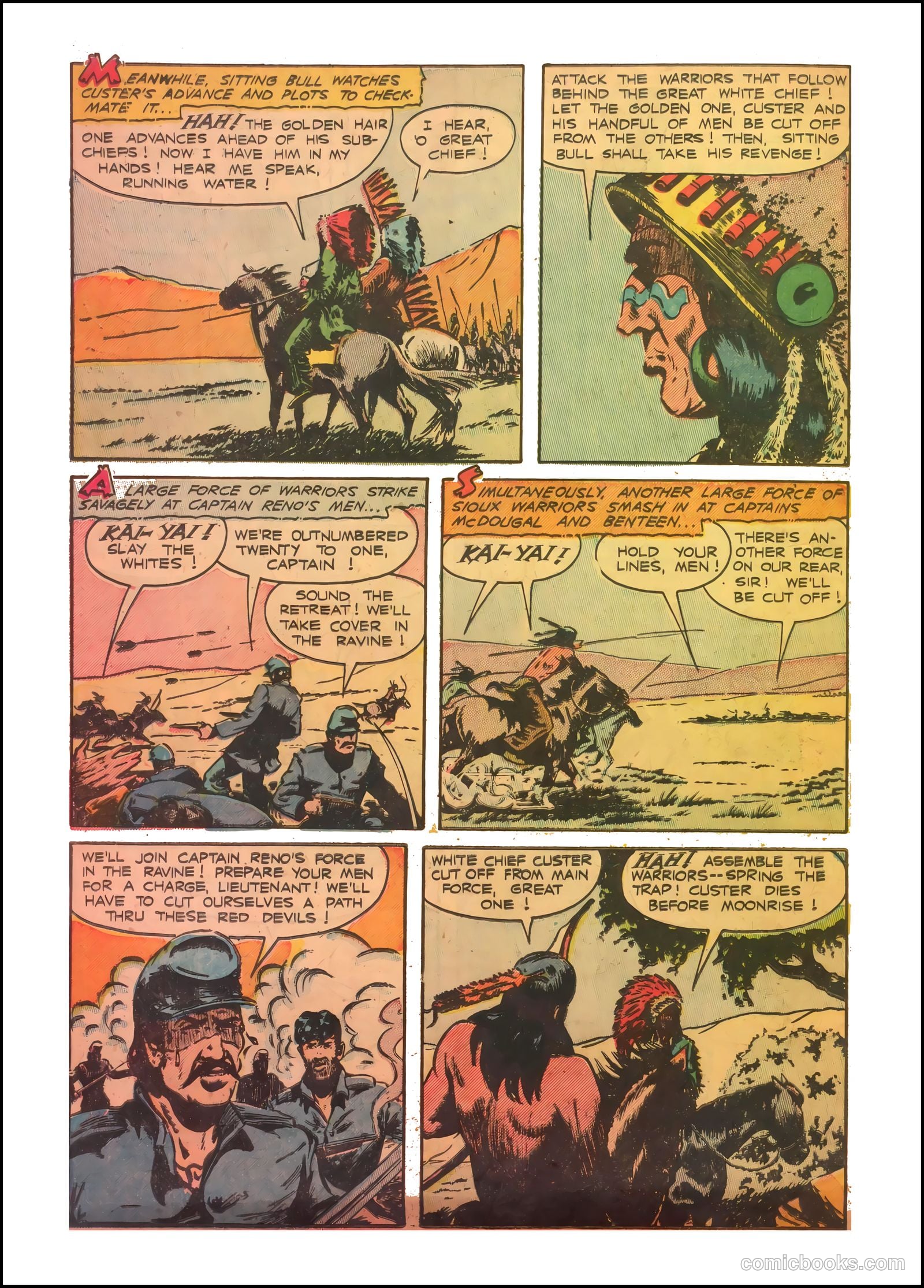 Custer's Last Fight #nn (1950) — page 22 of 36