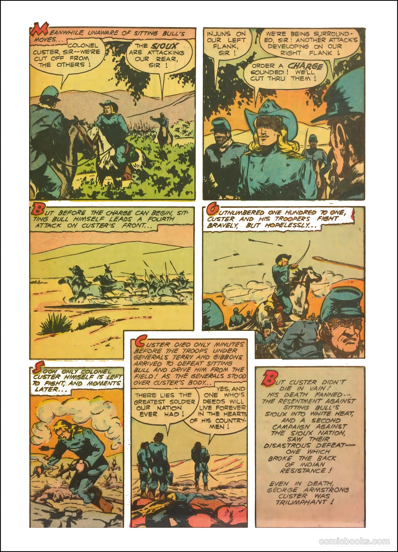 Custer's Last Fight #nn (1950) — page 23 of 36