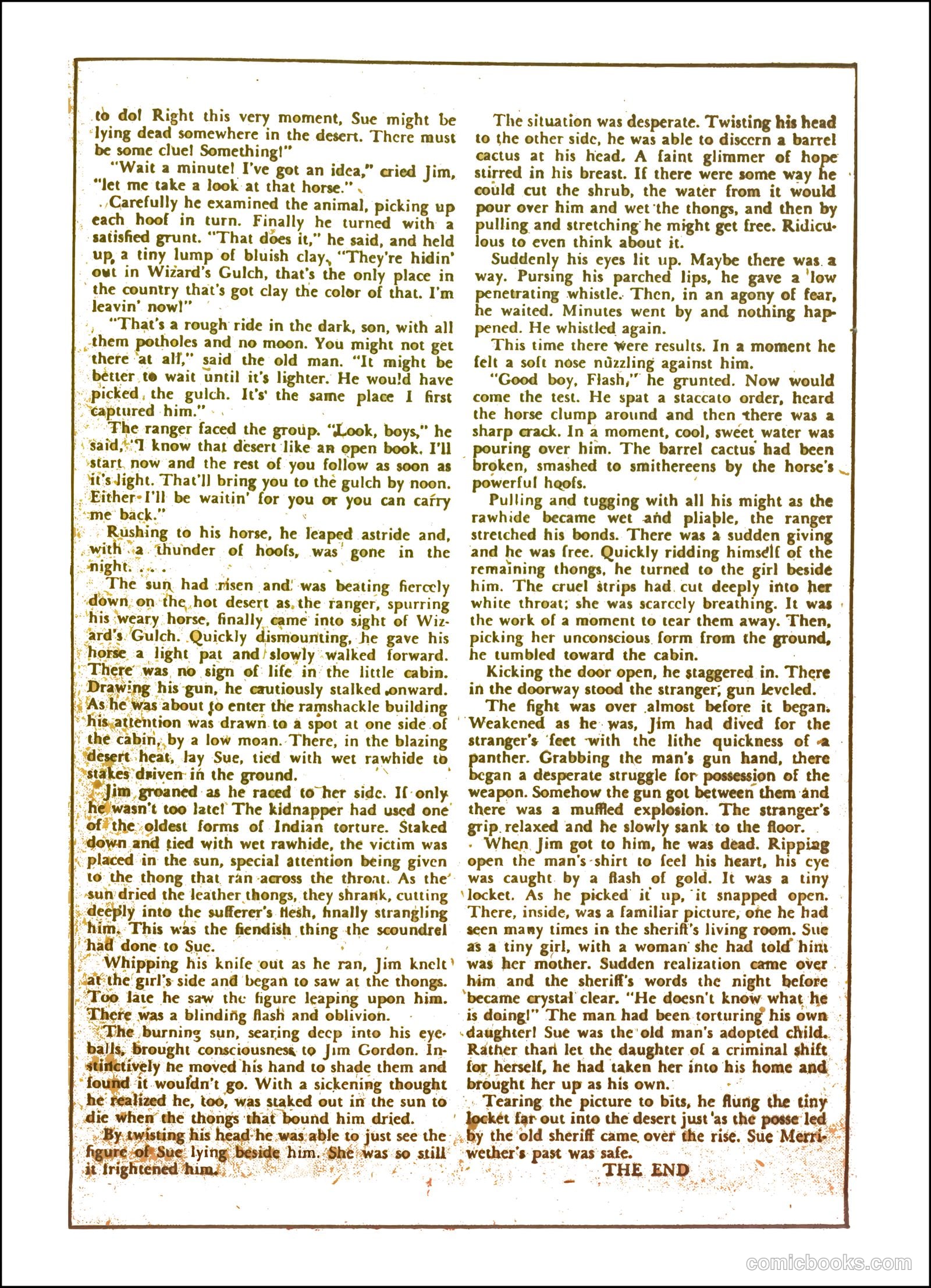 Custer's Last Fight #nn (1950) — page 25 of 36