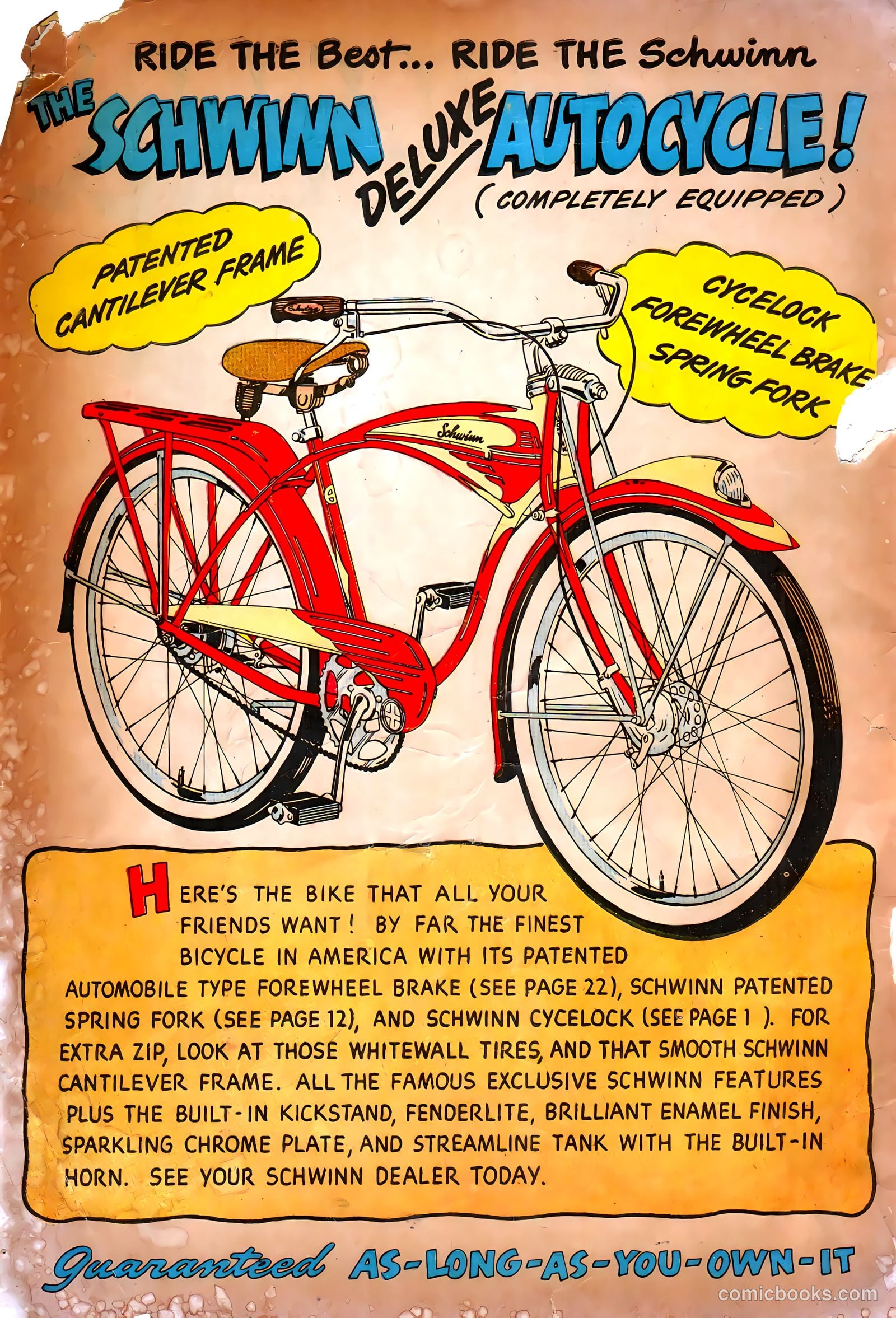 Schwinn Bicycle Book #nn (1949) — page 2 of 28