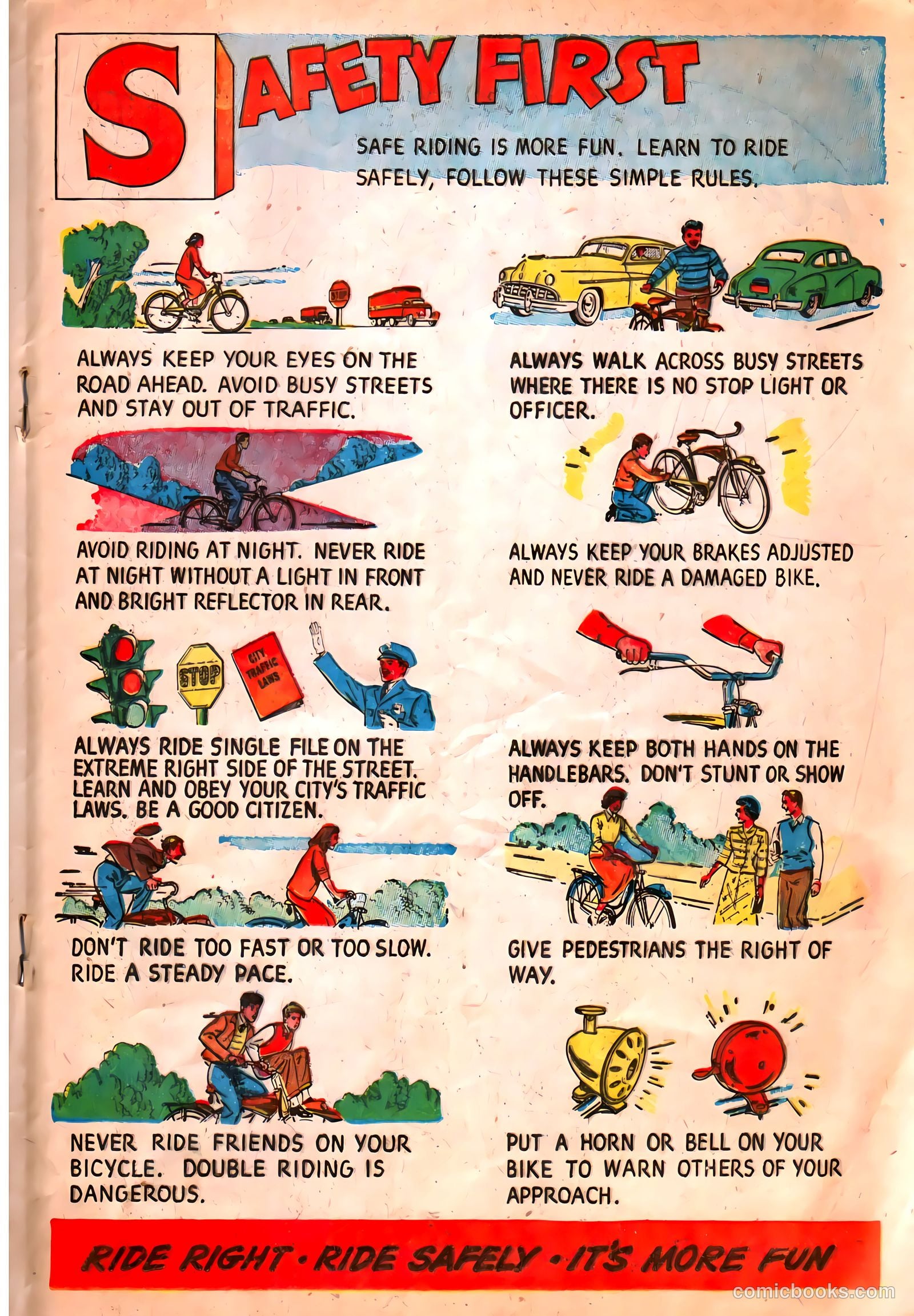 Schwinn Bicycle Book #nn (1949) — page 15 of 28