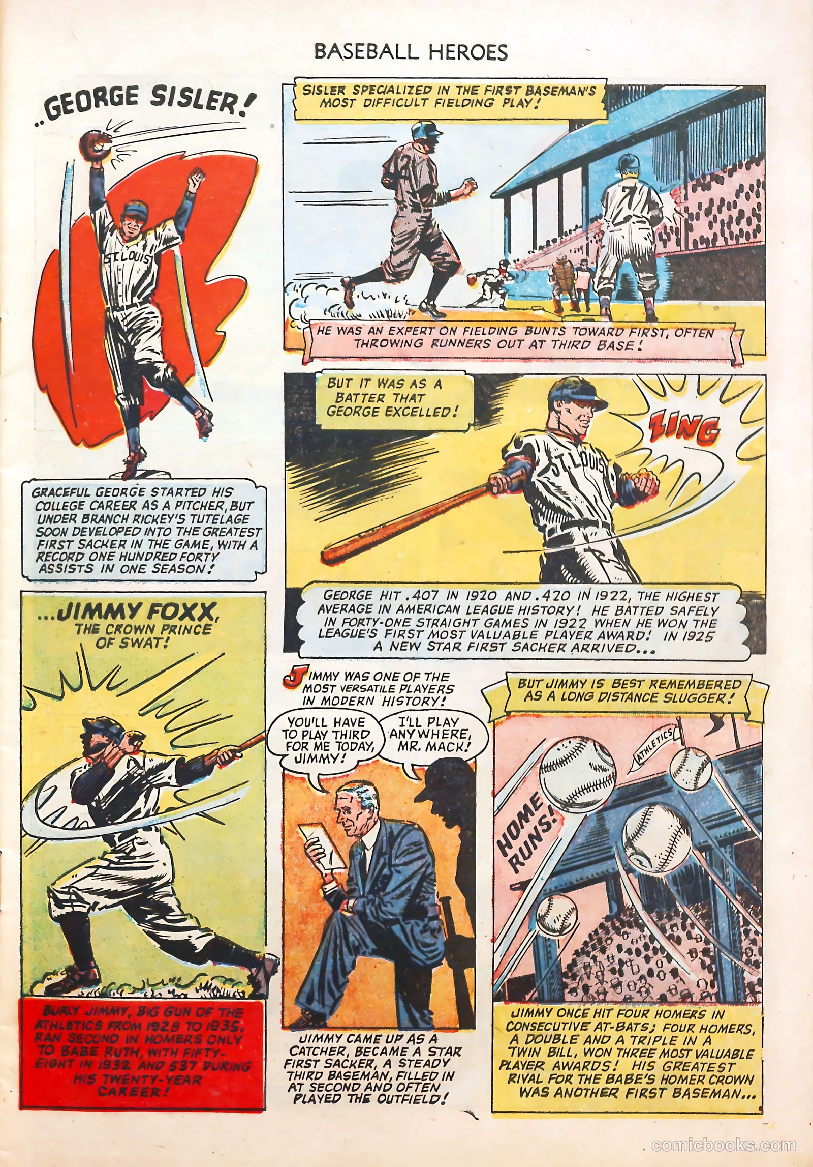 Baseball Heroes #nn (1952) — page 7 of 36