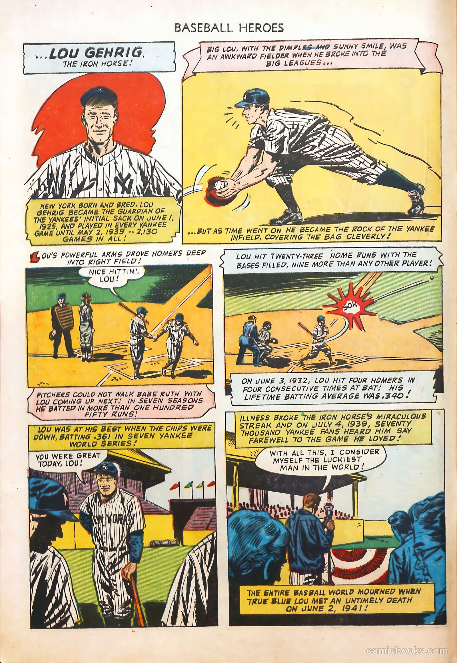 Baseball Heroes #nn (1952) — page 8 of 36