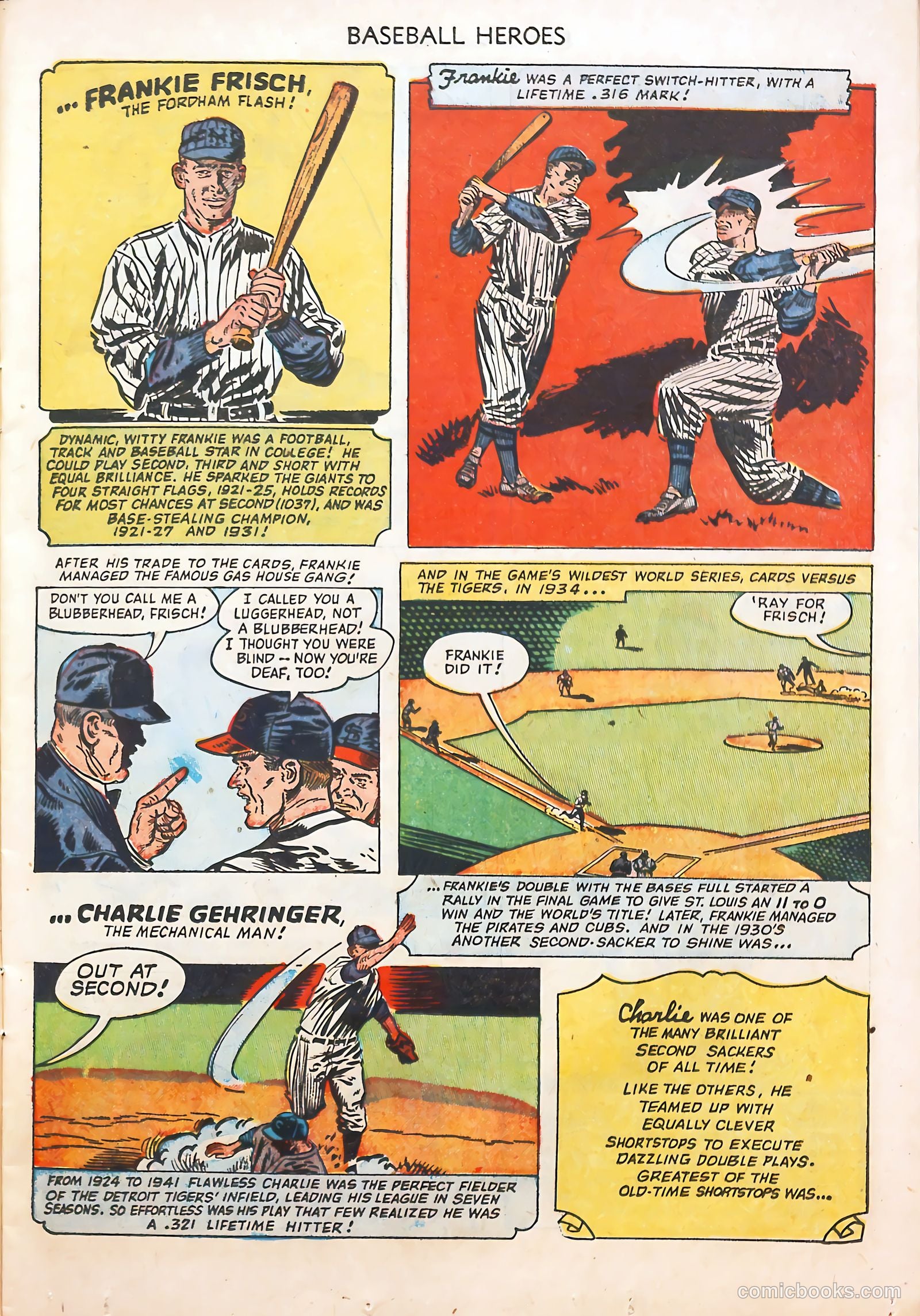 Baseball Heroes #nn (1952) — page 11 of 36