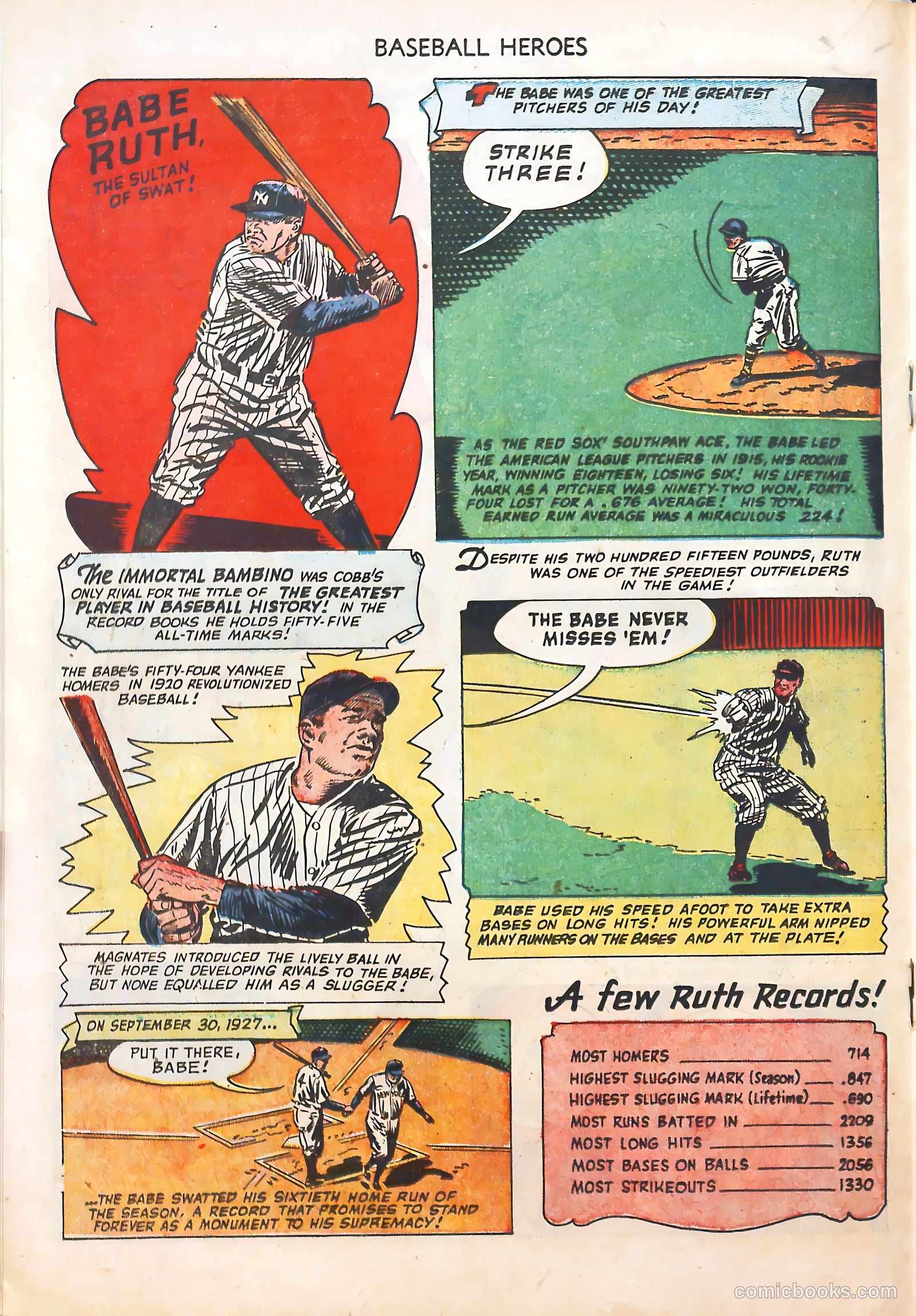 Baseball Heroes #nn (1952) — page 18 of 36