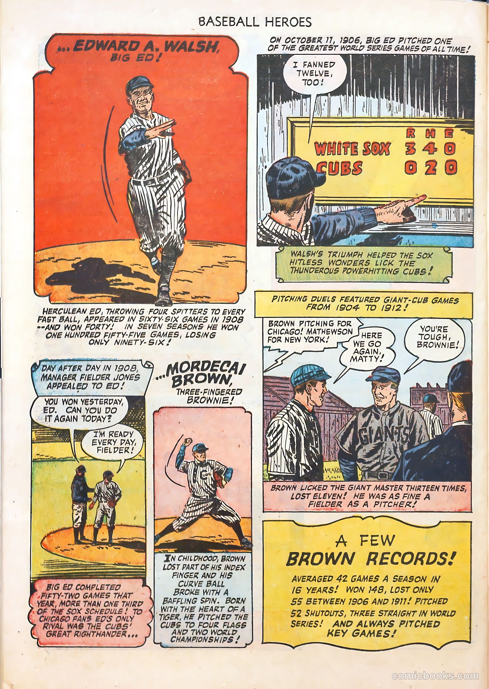 Baseball Heroes #nn (1952) — page 26 of 36
