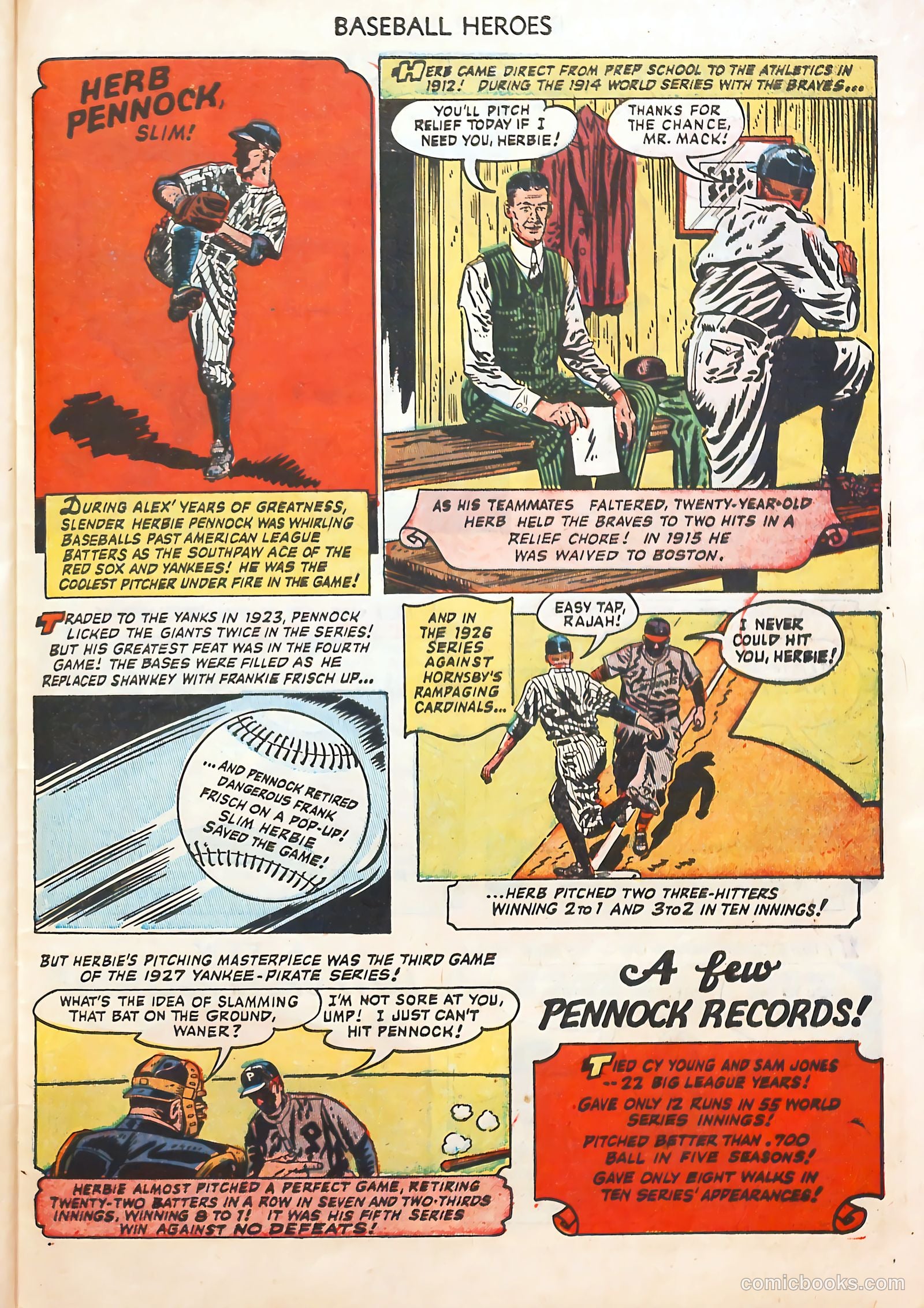 Baseball Heroes #nn (1952) — page 31 of 36