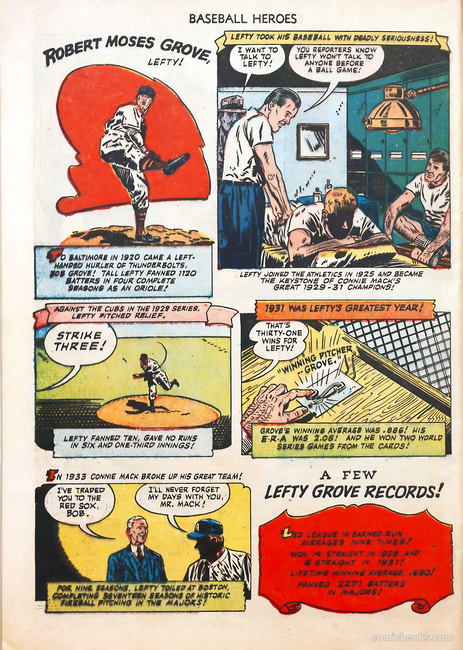 Baseball Heroes #nn (1952) — page 32 of 36