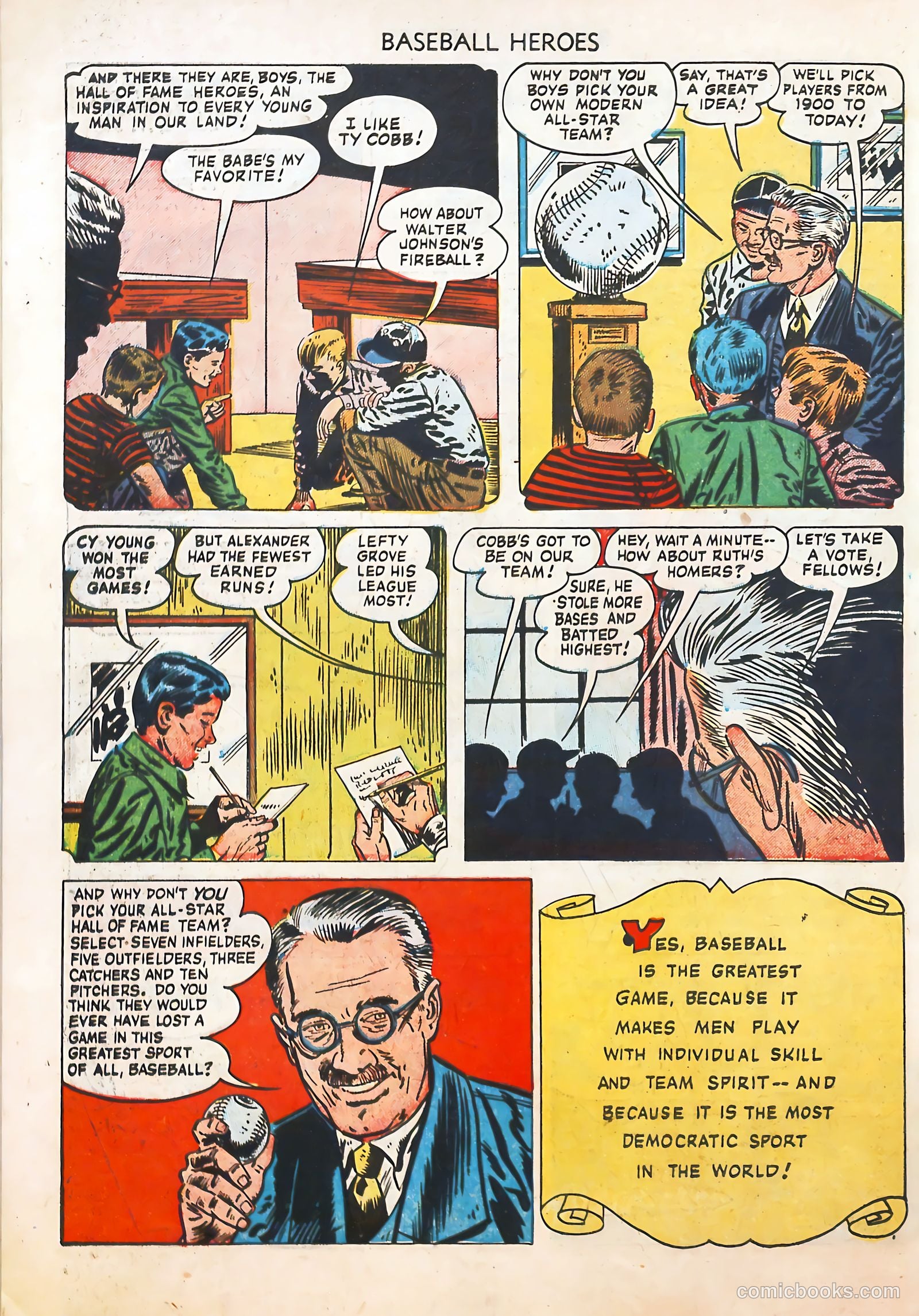 Baseball Heroes #nn (1952) — page 34 of 36