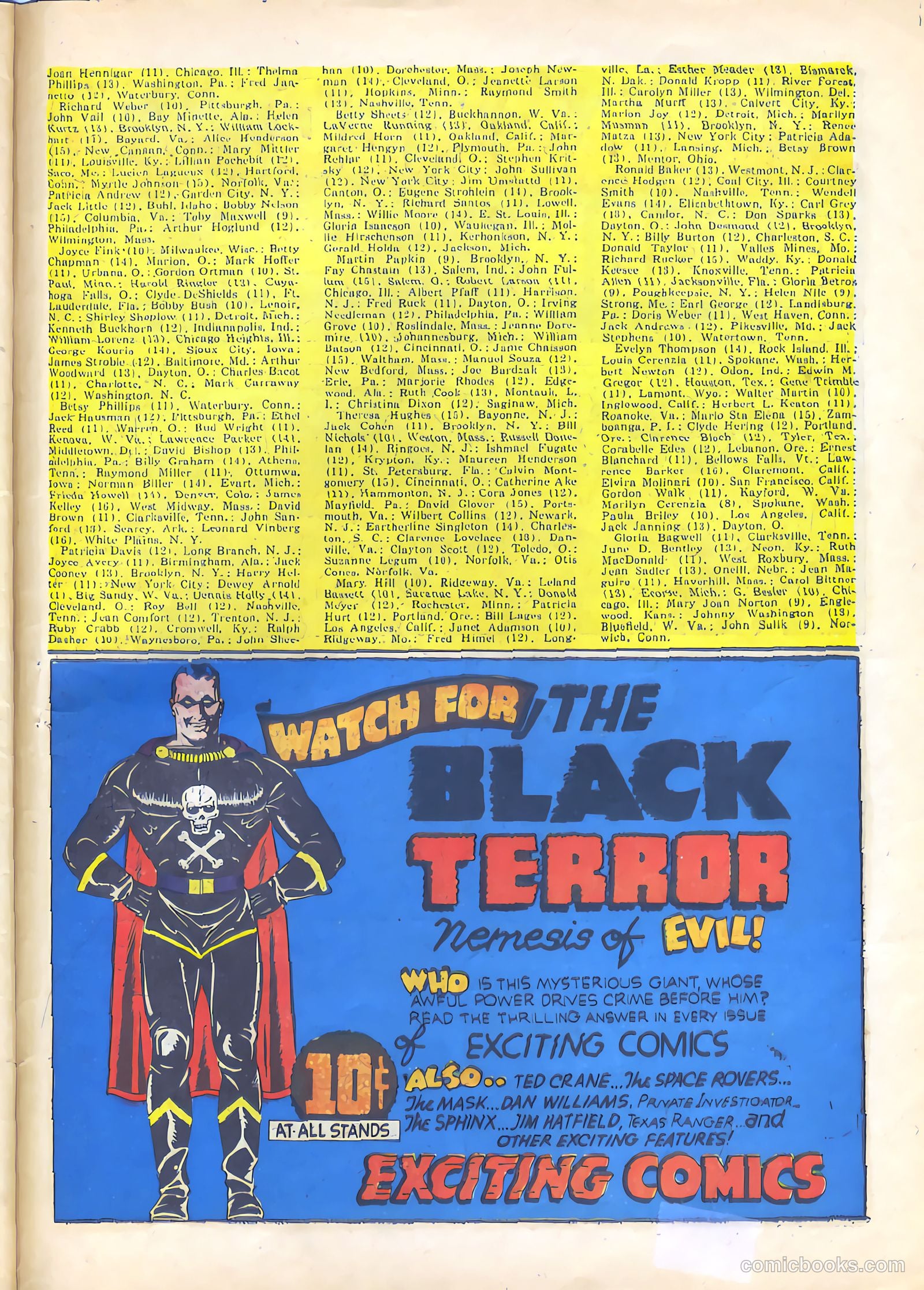Startling Comics #10 (1940) — page 59 of 68