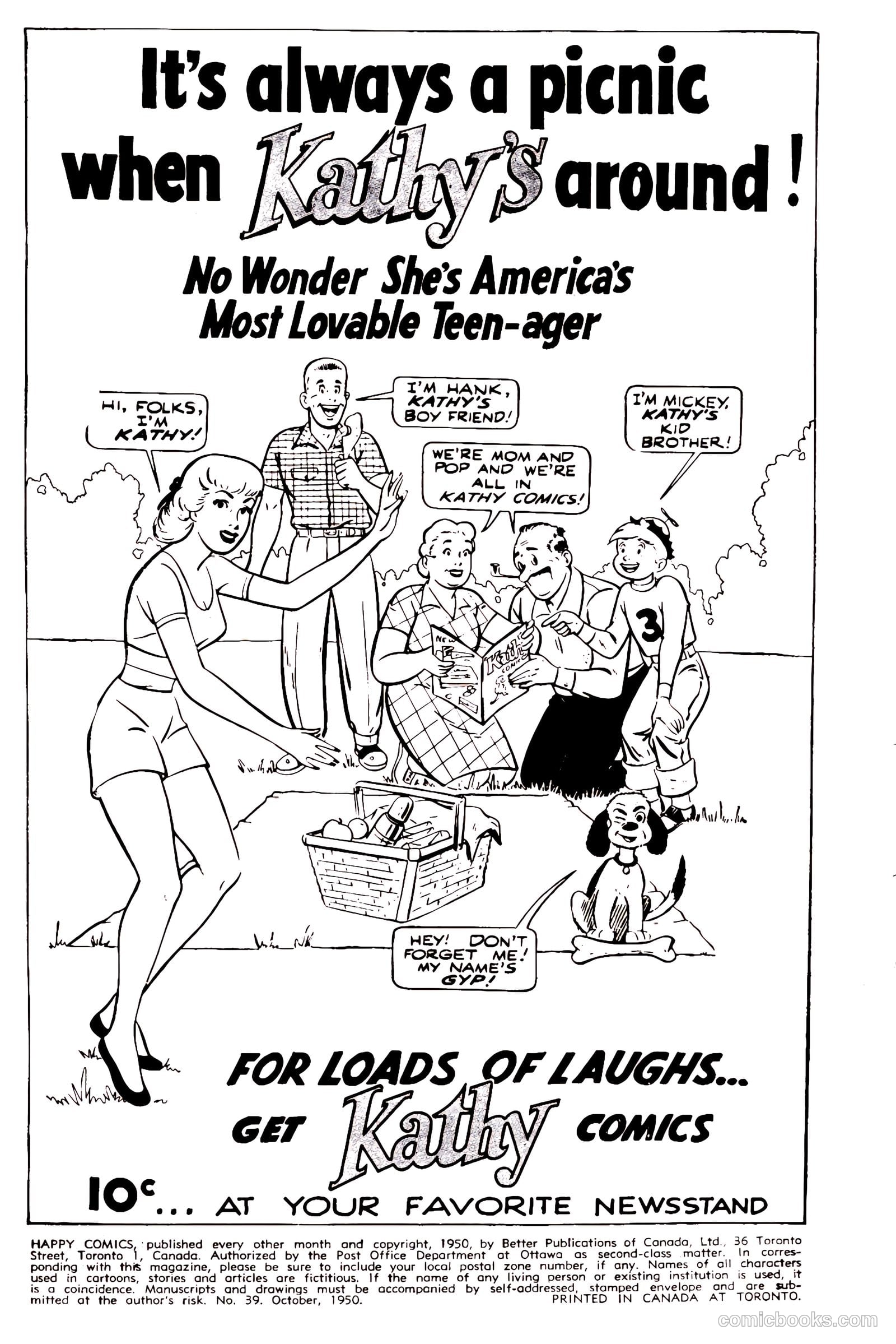Happy Comics #39 (1943) — page 2 of 36