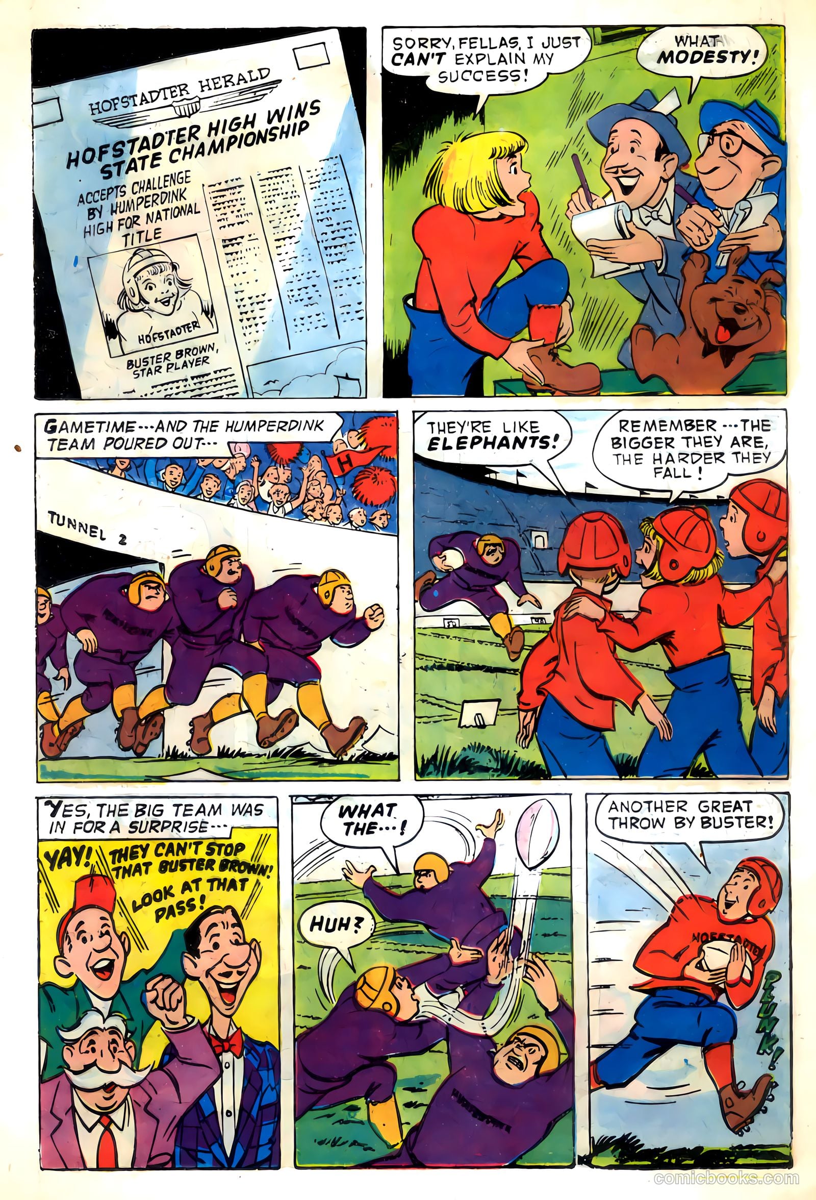 Buster Brown Makes The Team #1 — page 12 of 20