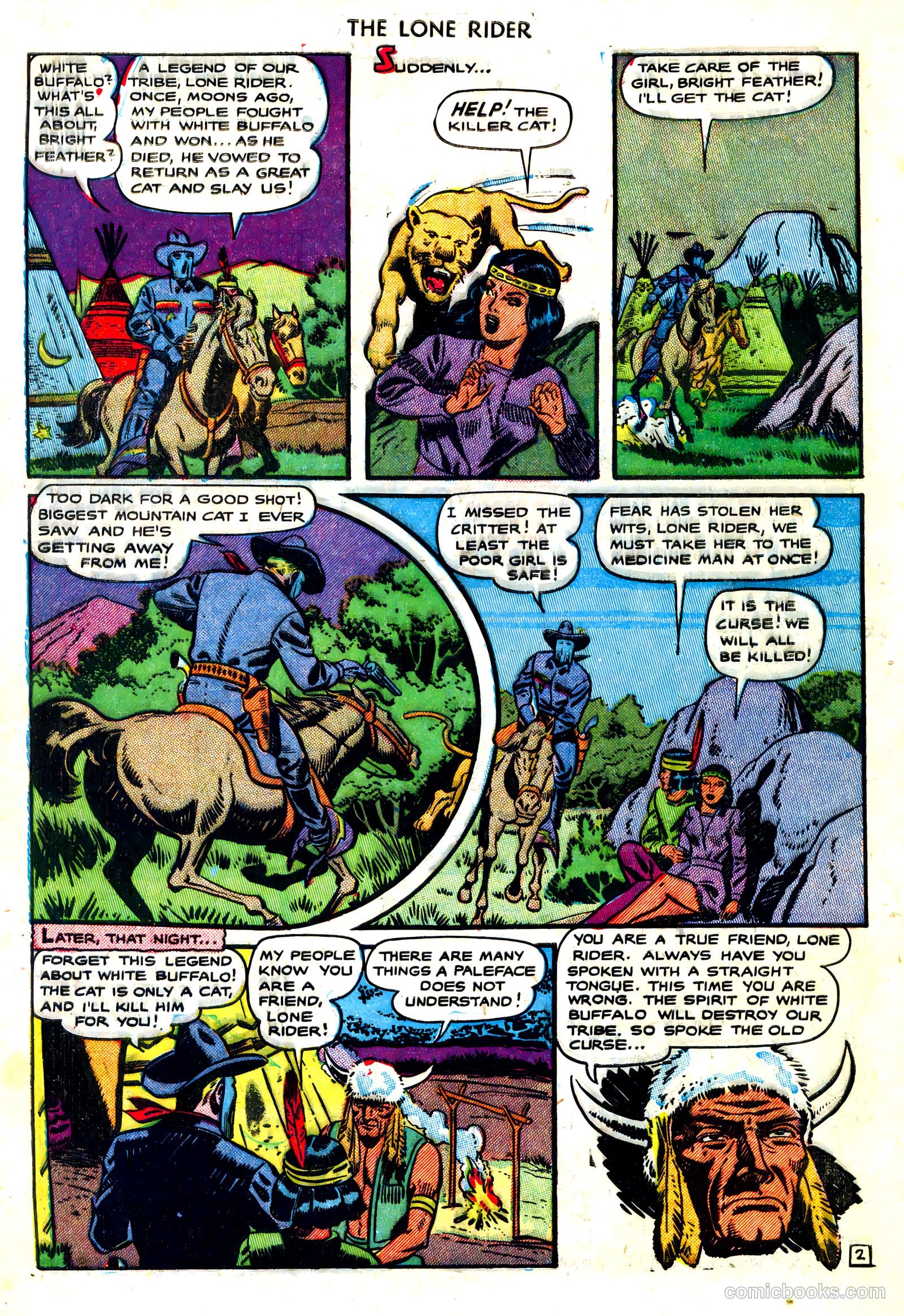 The Lone Rider #3 (1950) — page 4 of 36