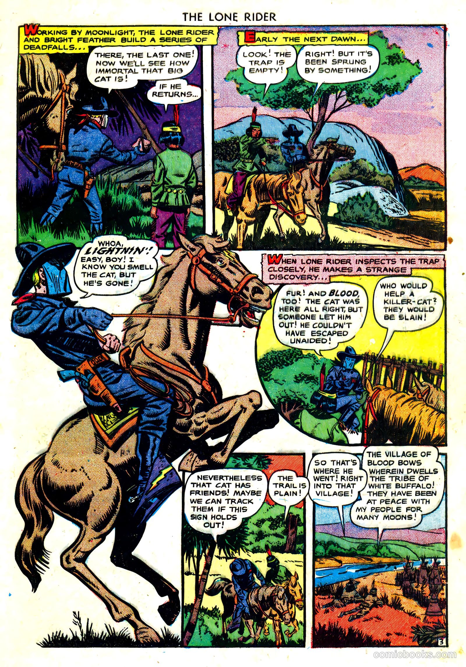 The Lone Rider #3 (1950) — page 5 of 36