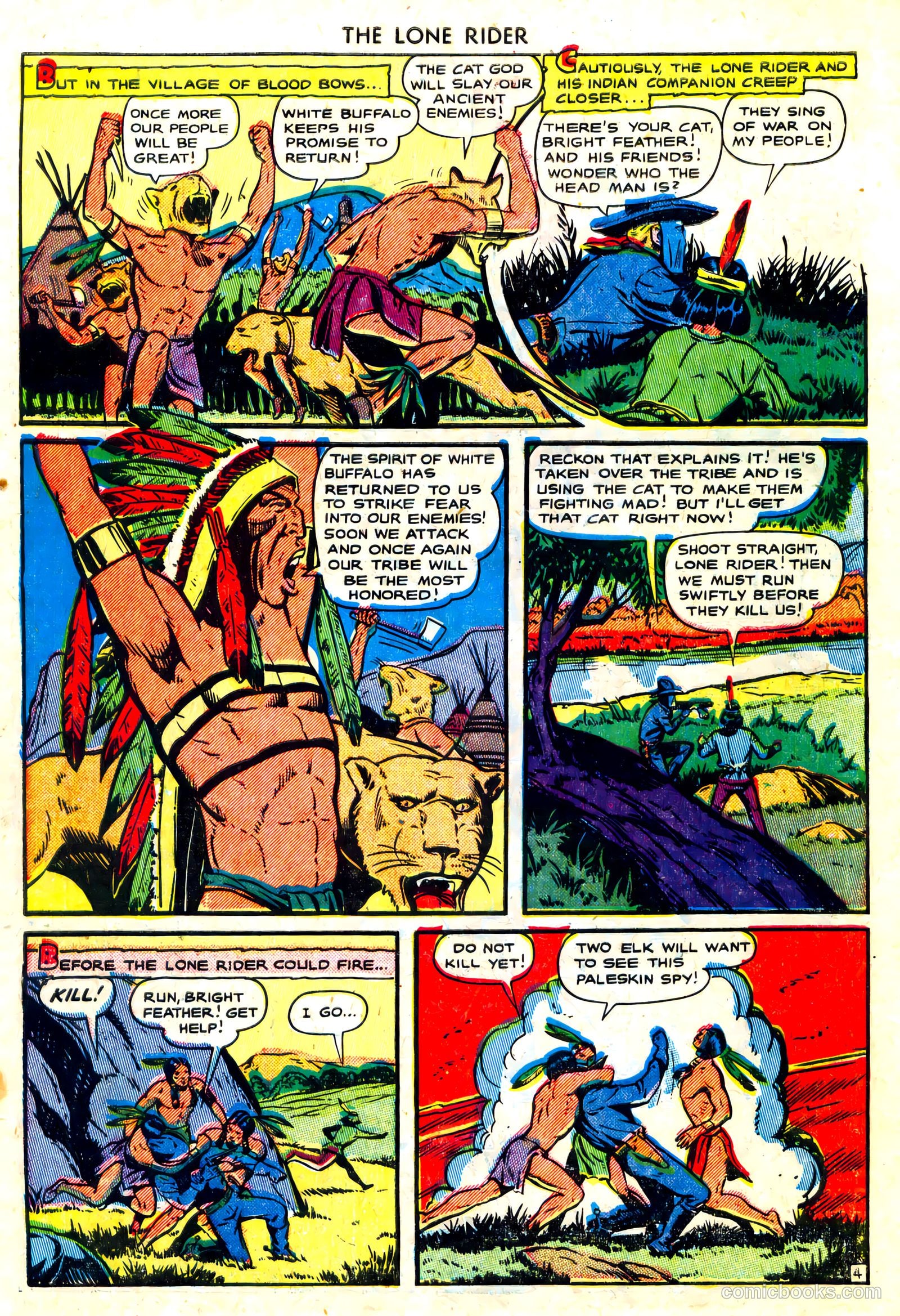 The Lone Rider #3 (1950) — page 6 of 36