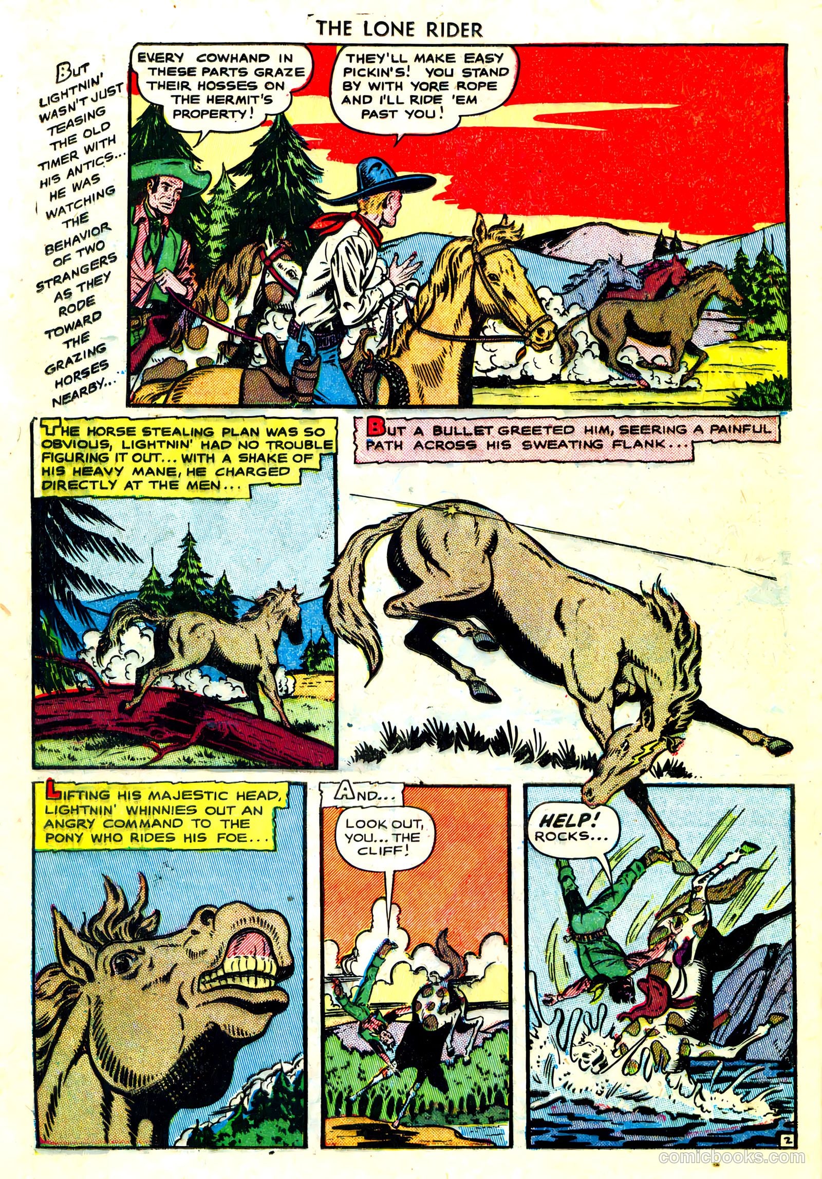 The Lone Rider #3 (1950) — page 12 of 36