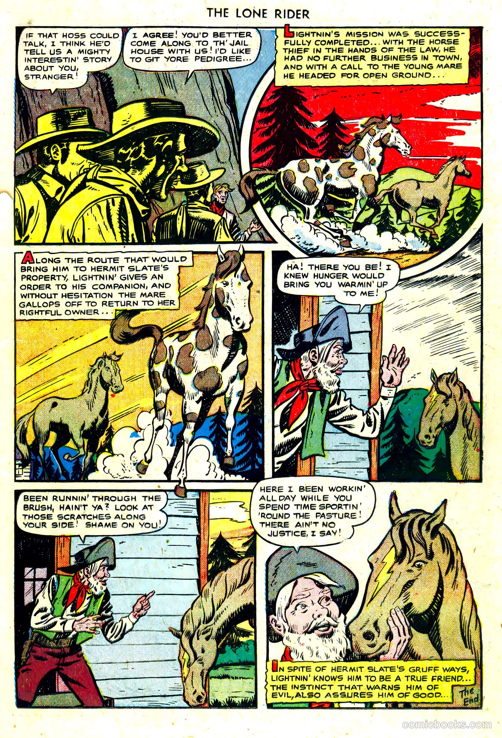 The Lone Rider #3 (1950) — page 15 of 36