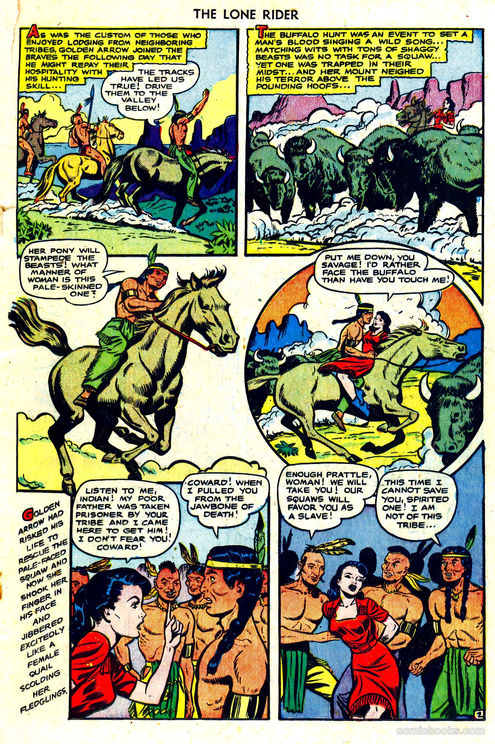The Lone Rider #3 (1950) — page 19 of 36