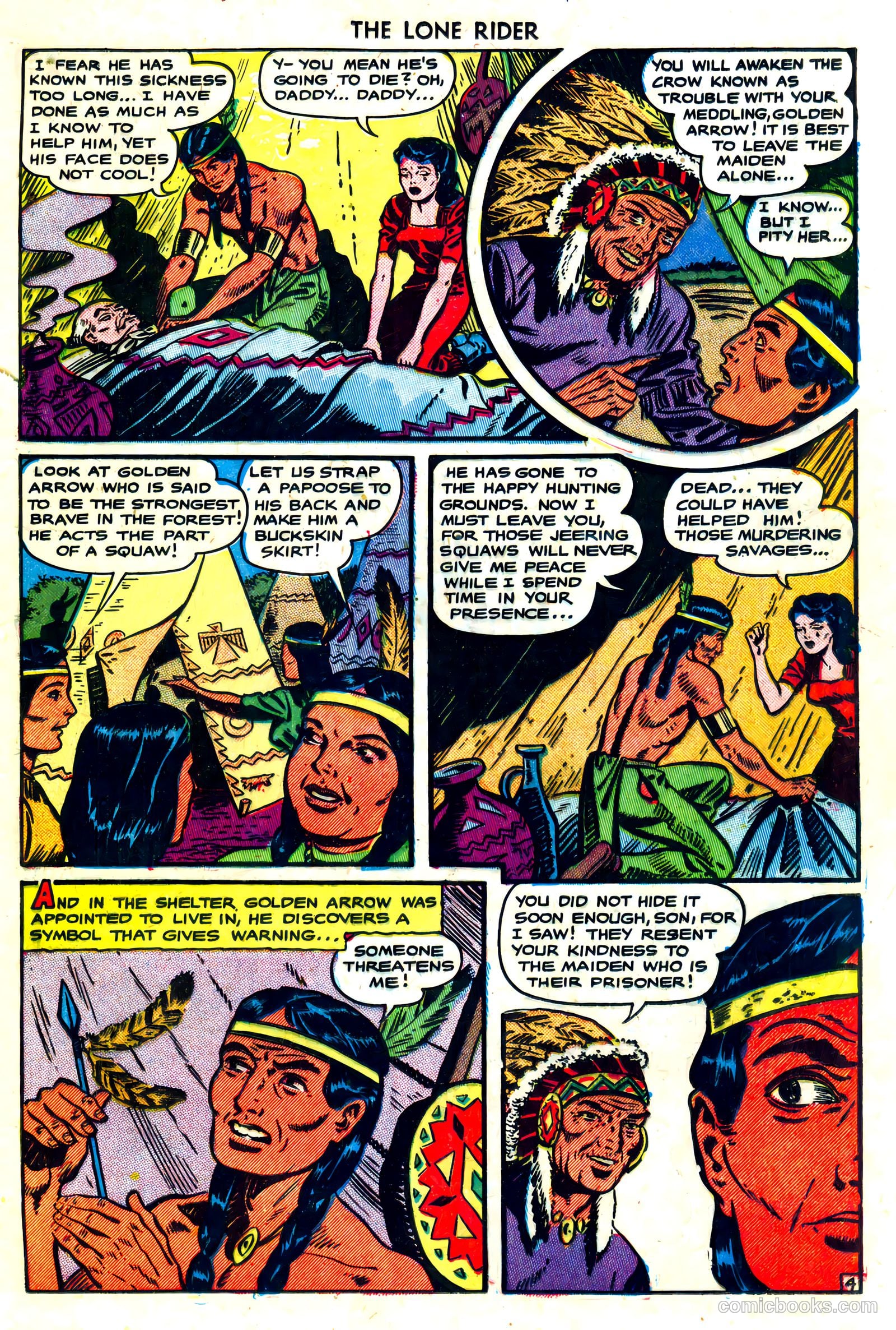 The Lone Rider #3 (1950) — page 21 of 36